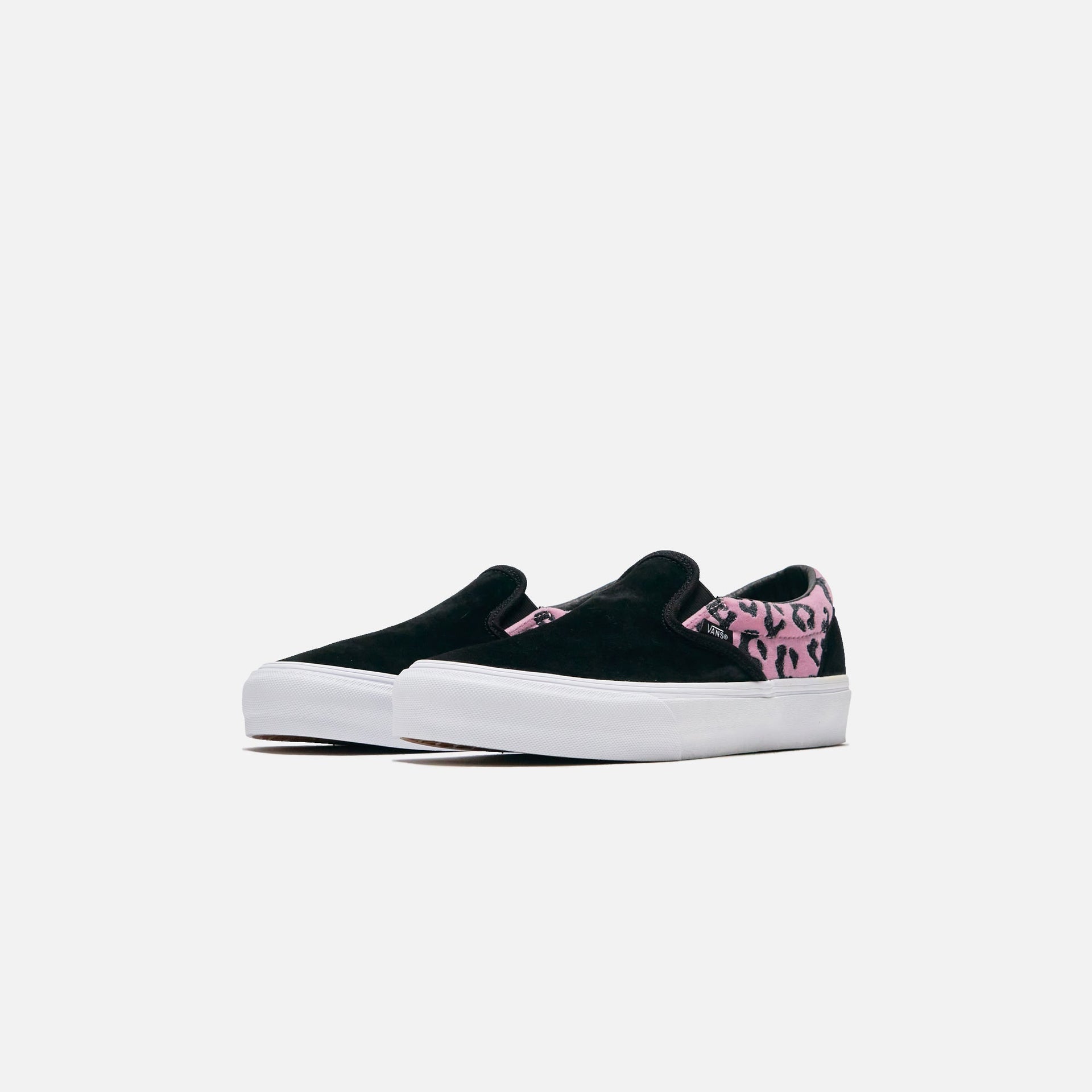 Vans Classic Slip-On VLT LX Velvet - Black / Pink