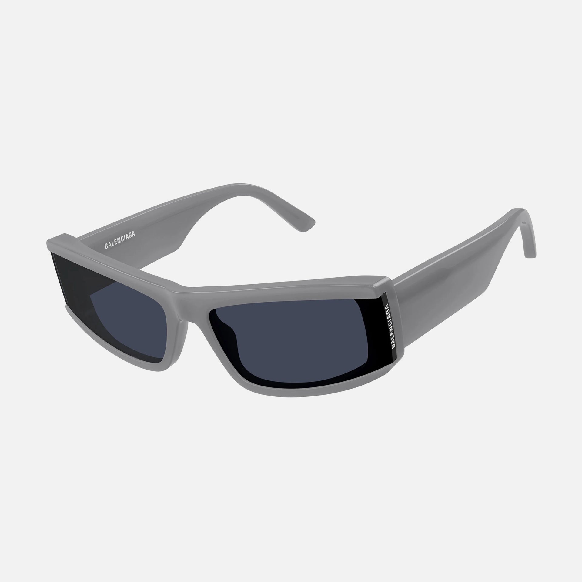 Lunettes rectangulaires en acétate Balenciaga - Grises