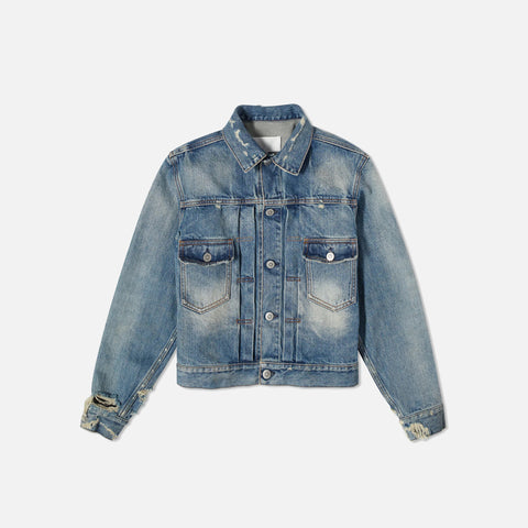 Margiela 14oz Origin Denim Jacket - Light Indigo