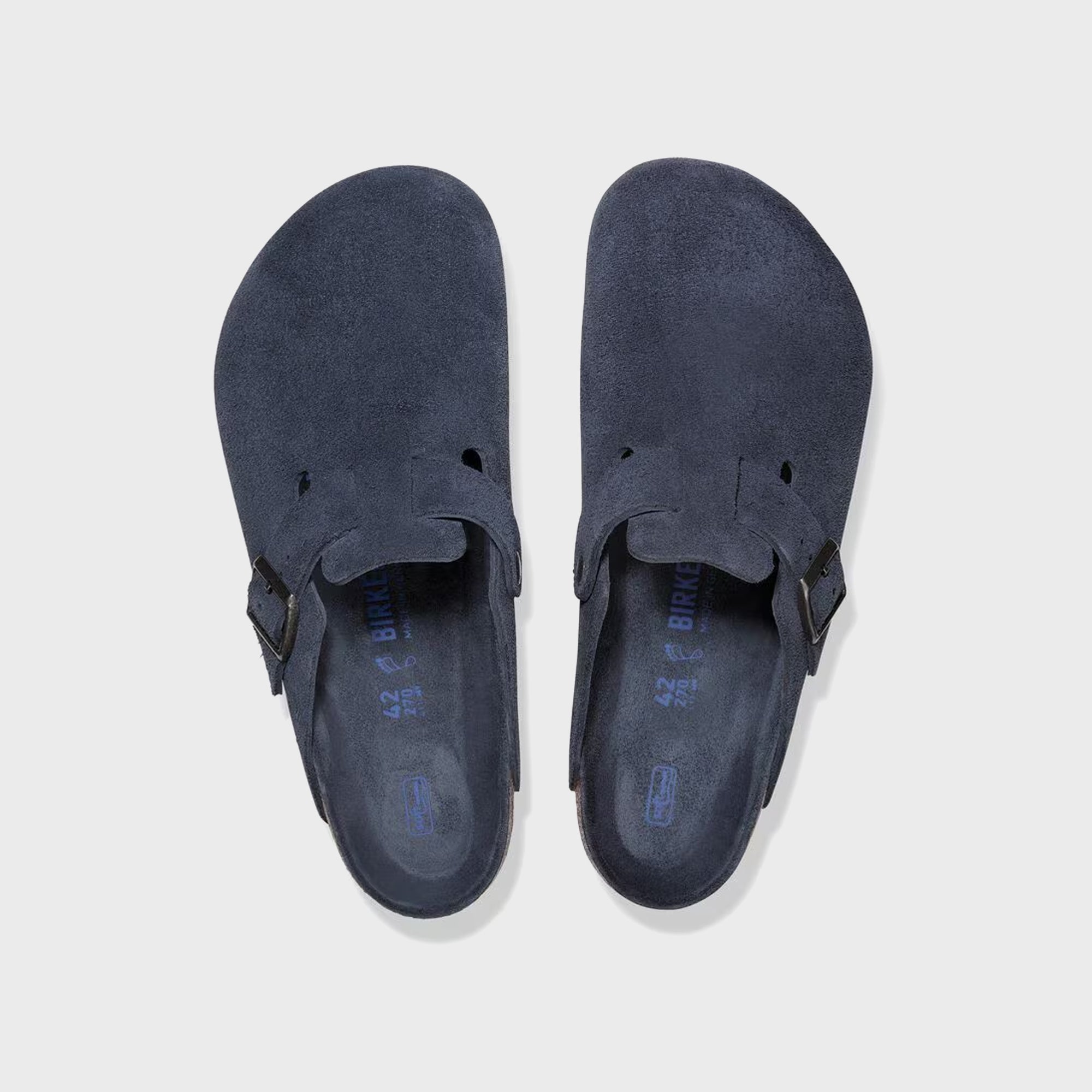 Birkenstock Boston - New Navy – Kith Canada