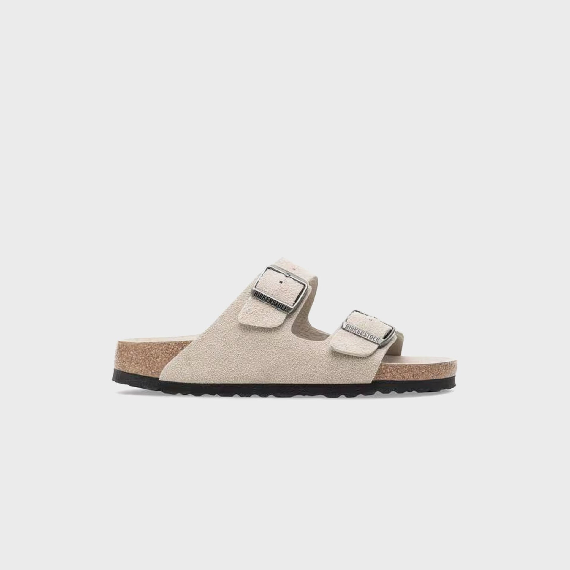 Birkenstock Arizona Soft Footbed Suede - Oyster Tonal