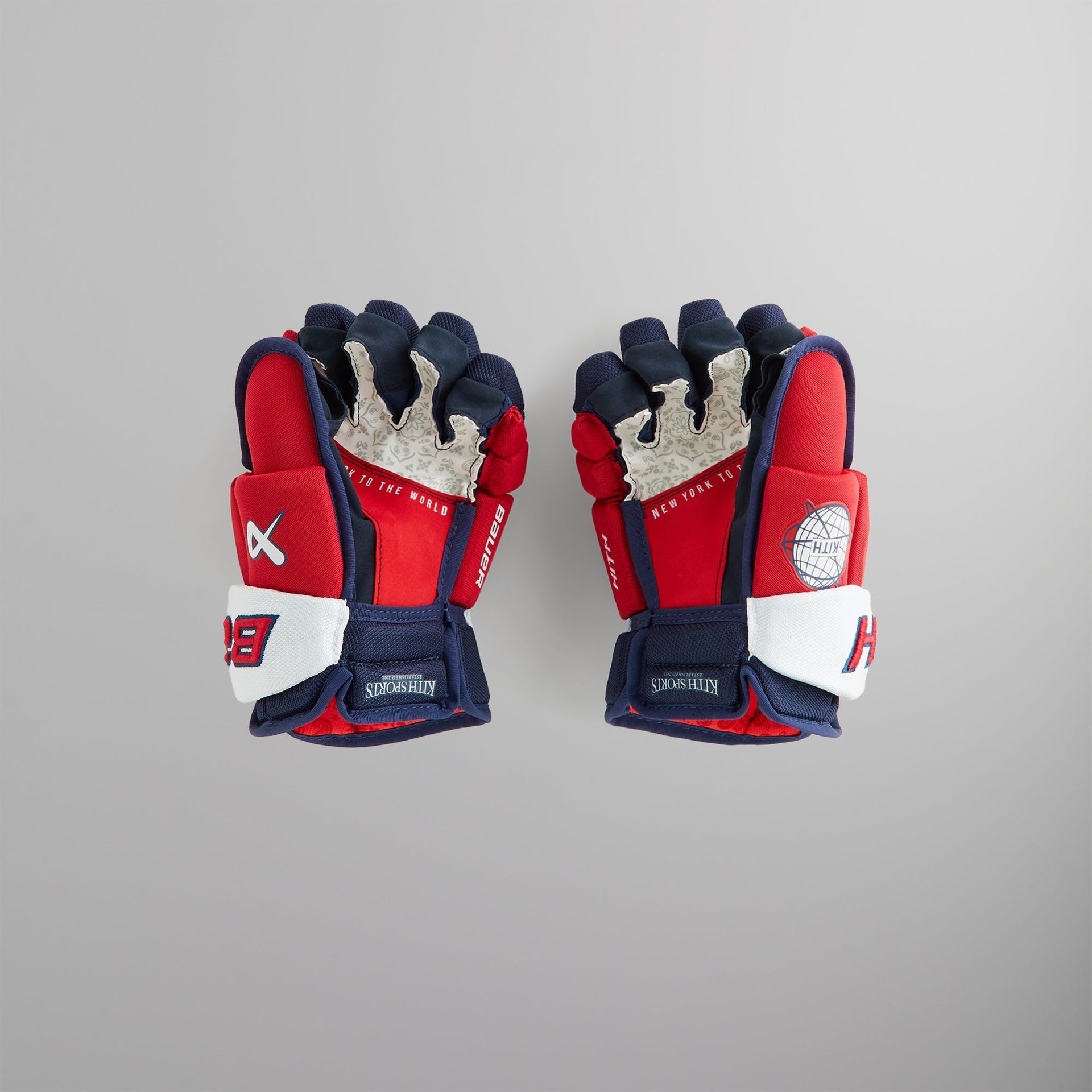 Kith & Bauer for the New York Rangers Vapor Pro Gloves (Intermediate)