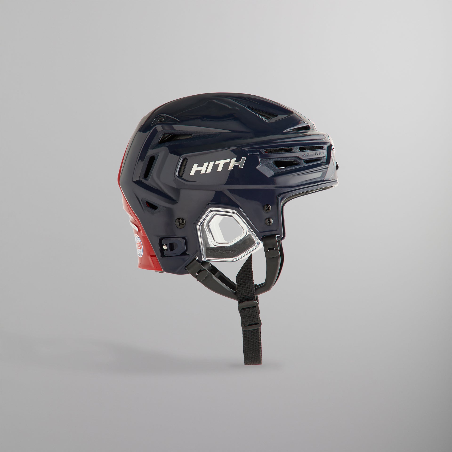 Kith & Bauer for the New York Rangers RE-AKT 155 Hockey Helmet - Navy