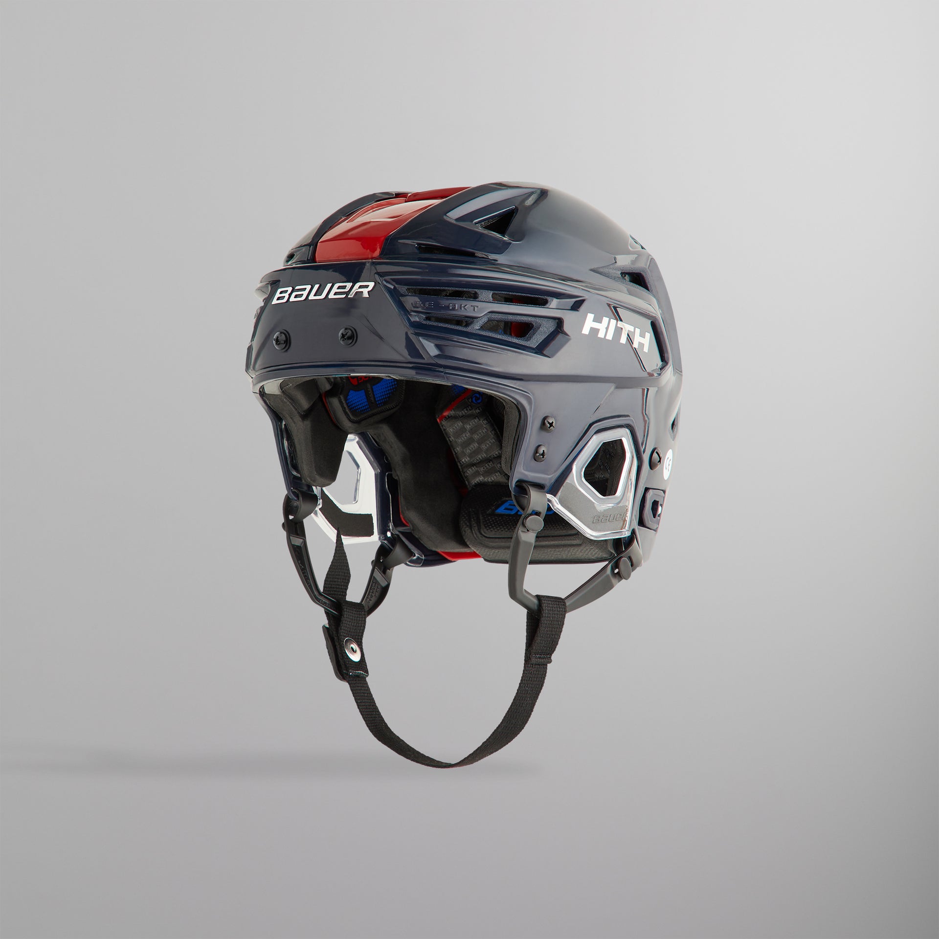 Kith & Bauer for the New York Rangers RE-AKT 155 Hockey Helmet - Navy