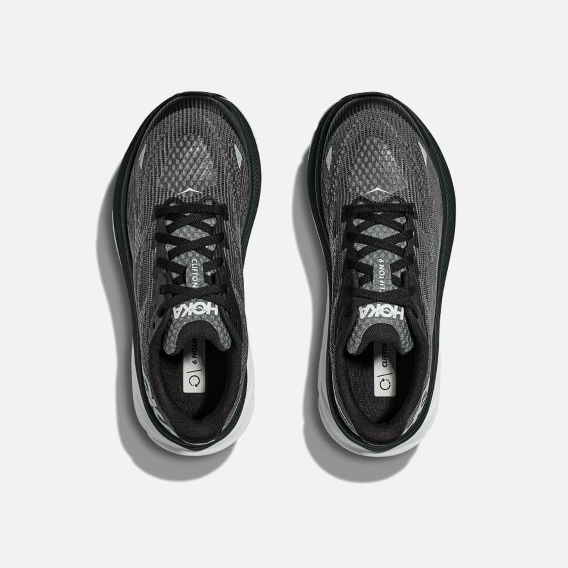 HOKA GS Clifton 9 - Black / White
