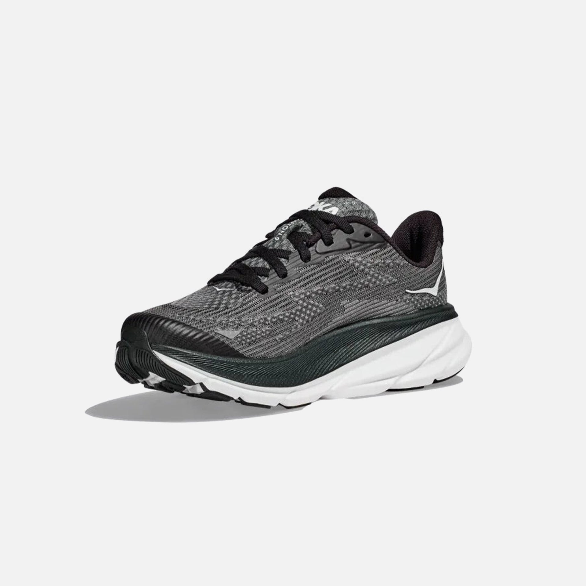HOKA GS Clifton 9 - Black / White