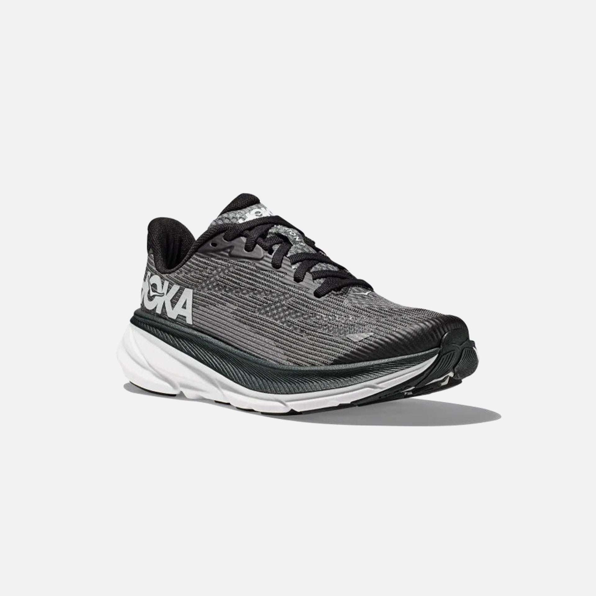 HOKA GS Clifton 9 - Black / White
