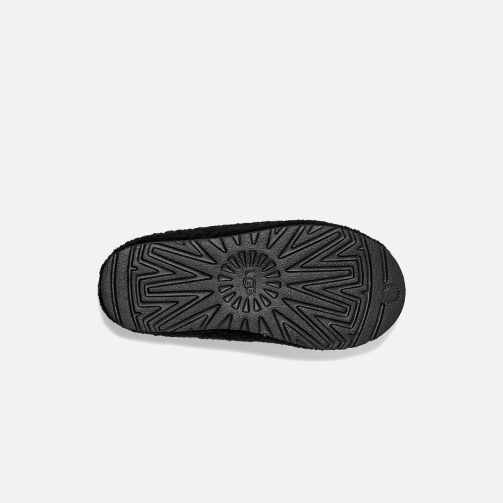 UGG Tasman Maxi Curly Slipper - Black