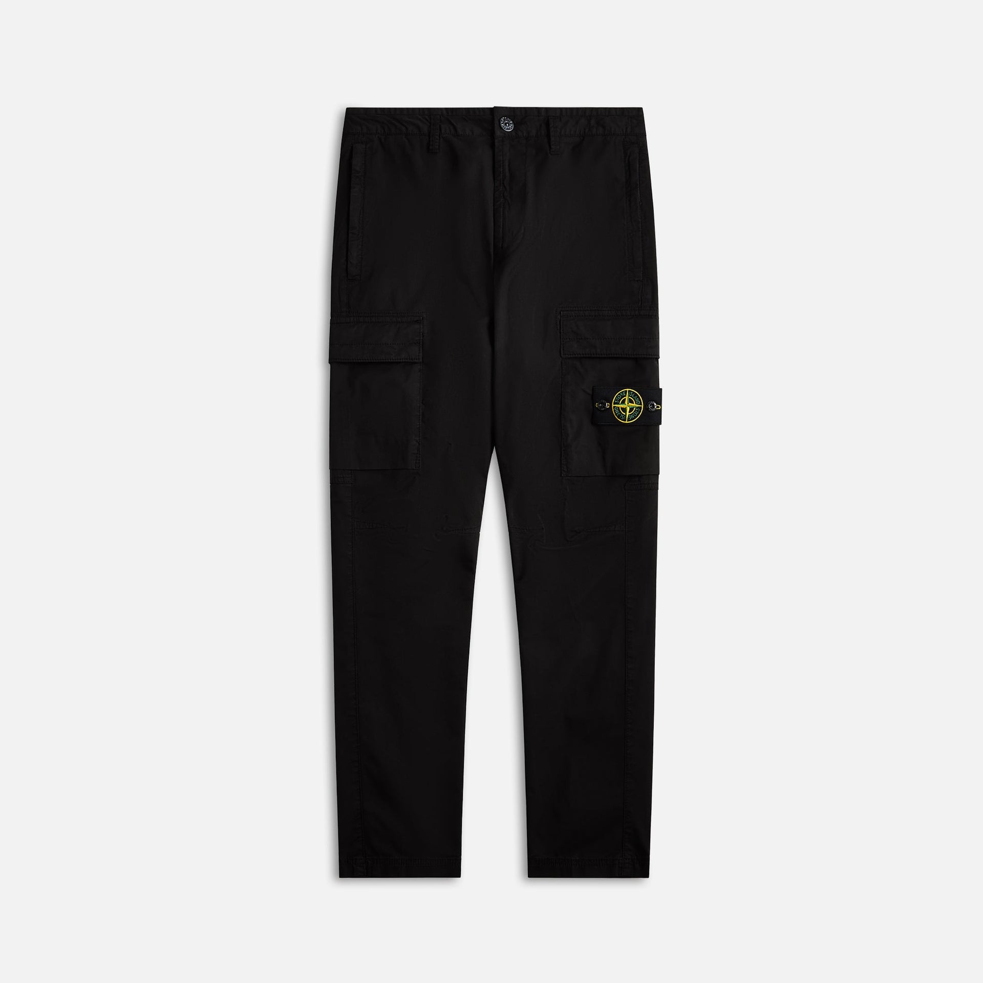 Stone Island Stretch-Tc Garment Dyed Pant - Black