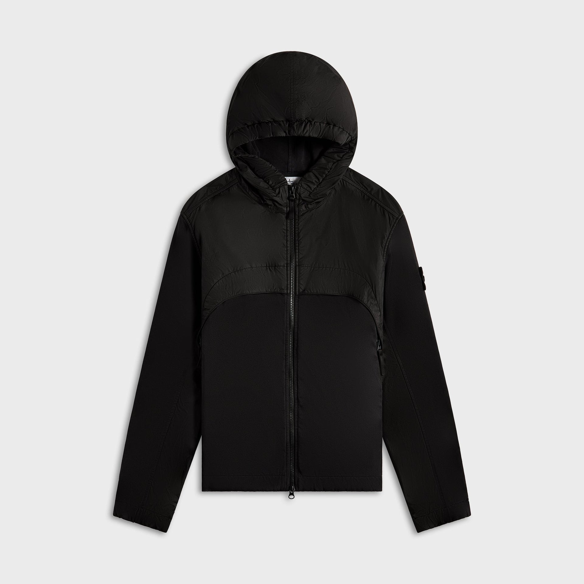 Stone Island Garment Dyed Crinkle Reps Nylon Jacket - Black