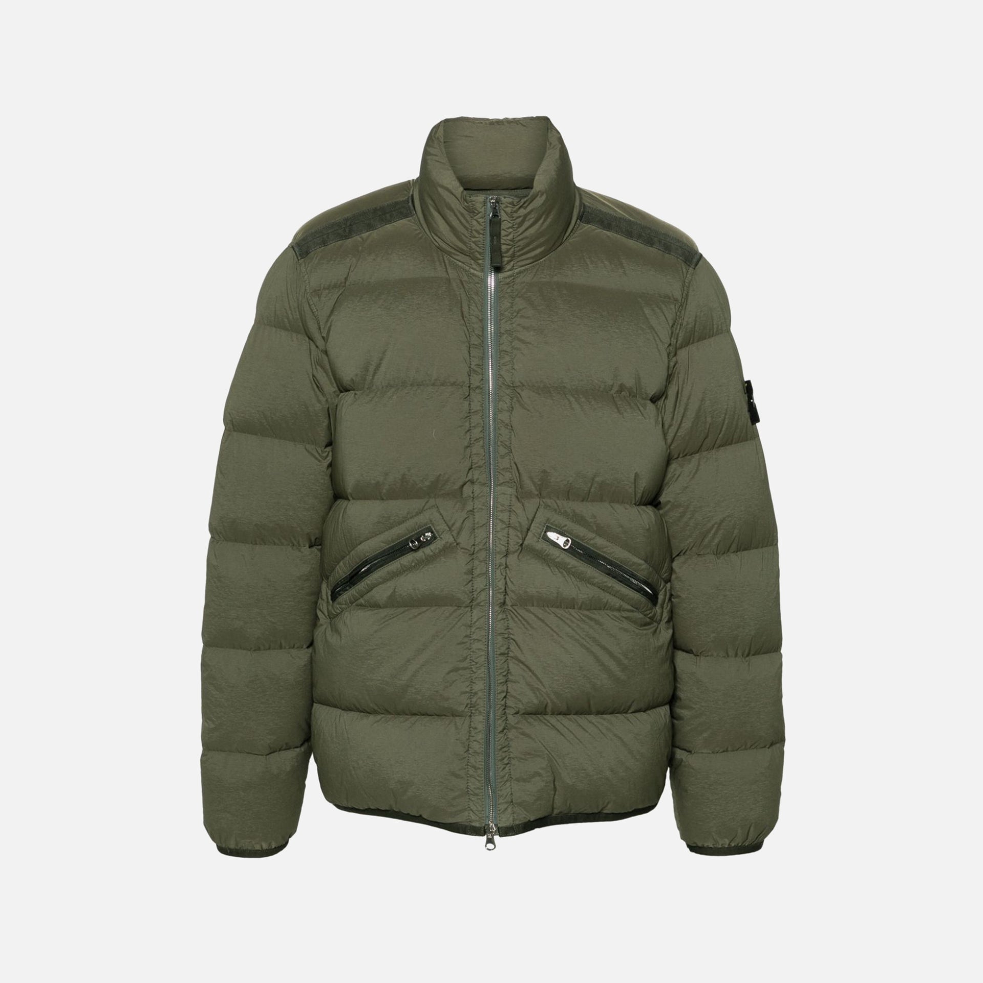 Stone Island Real Down Jacket - Musk