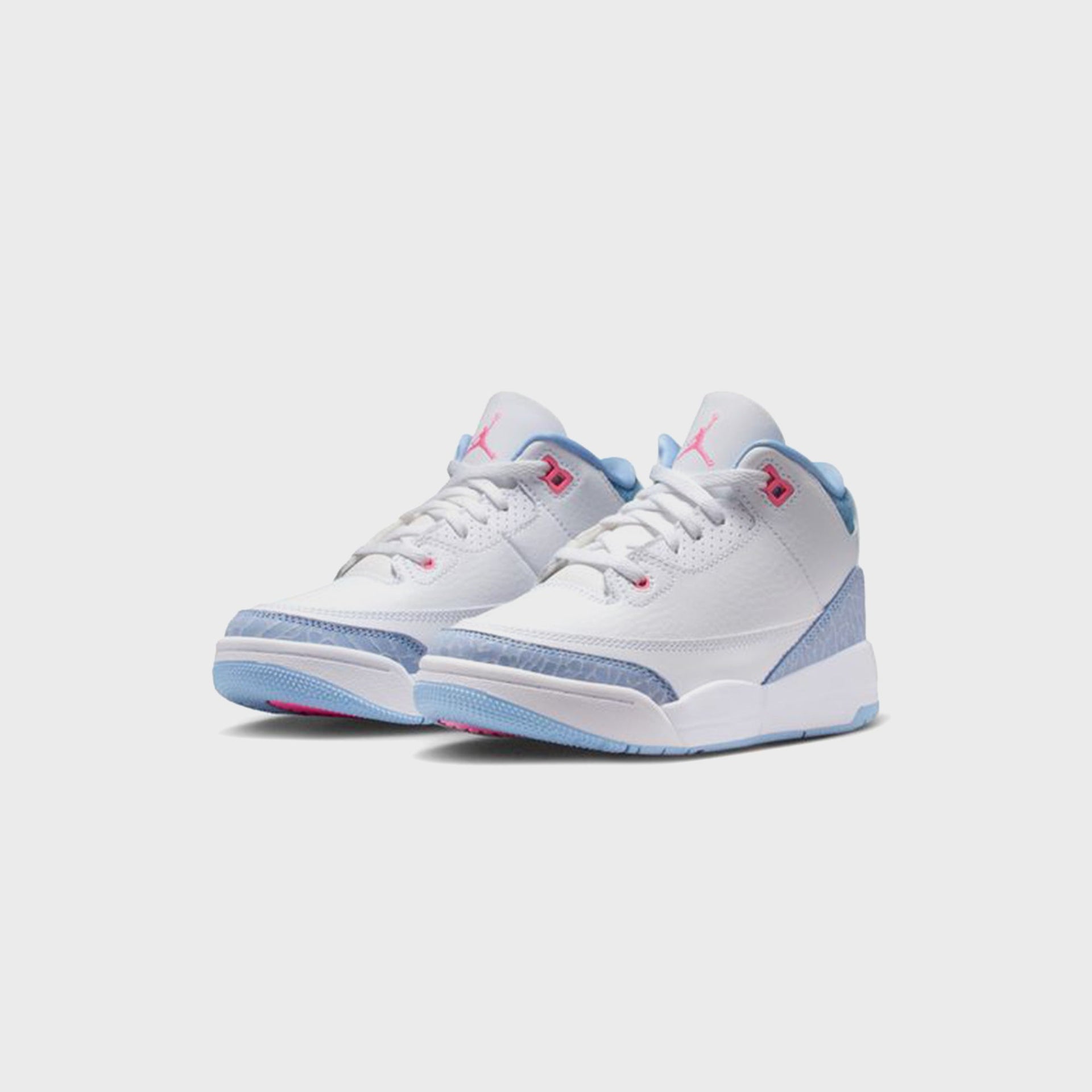 Nike Jordan PS Retro 3 - White / Cobalt Bliss / Football grey / Pink Glow