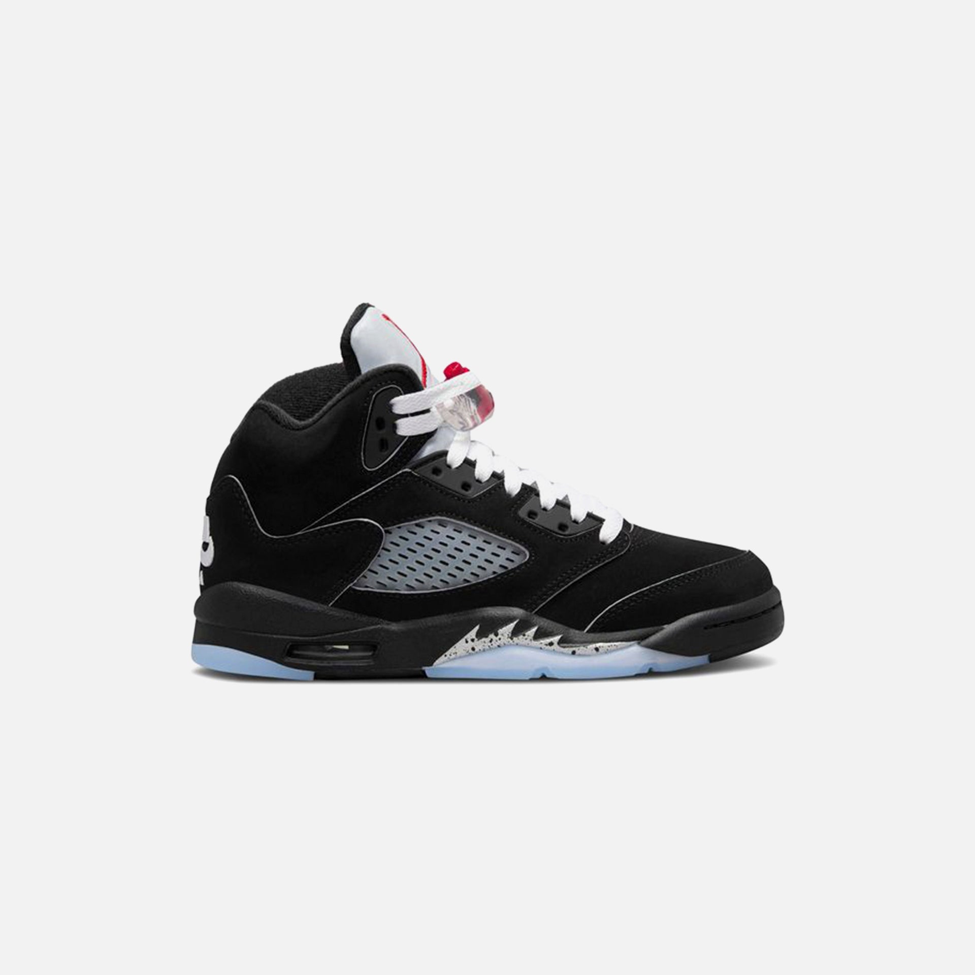 Jordan GS Air Jordan 5 Retro OG Reimagined - Black / Metallic Silver / Fire Red / White