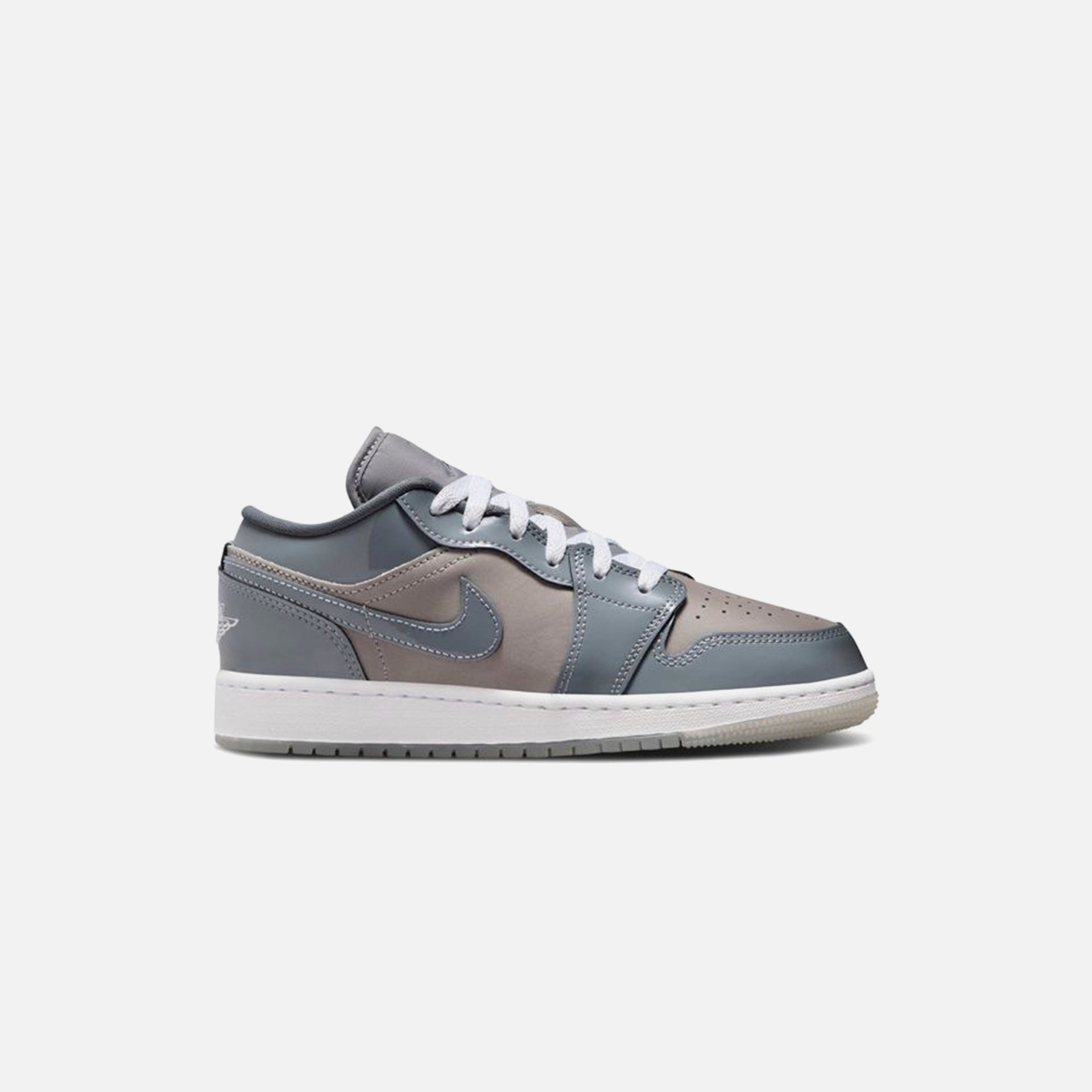 Nike GS Air Jordan 1 Low Se Bg - Medium Grey / White / Cool Grey