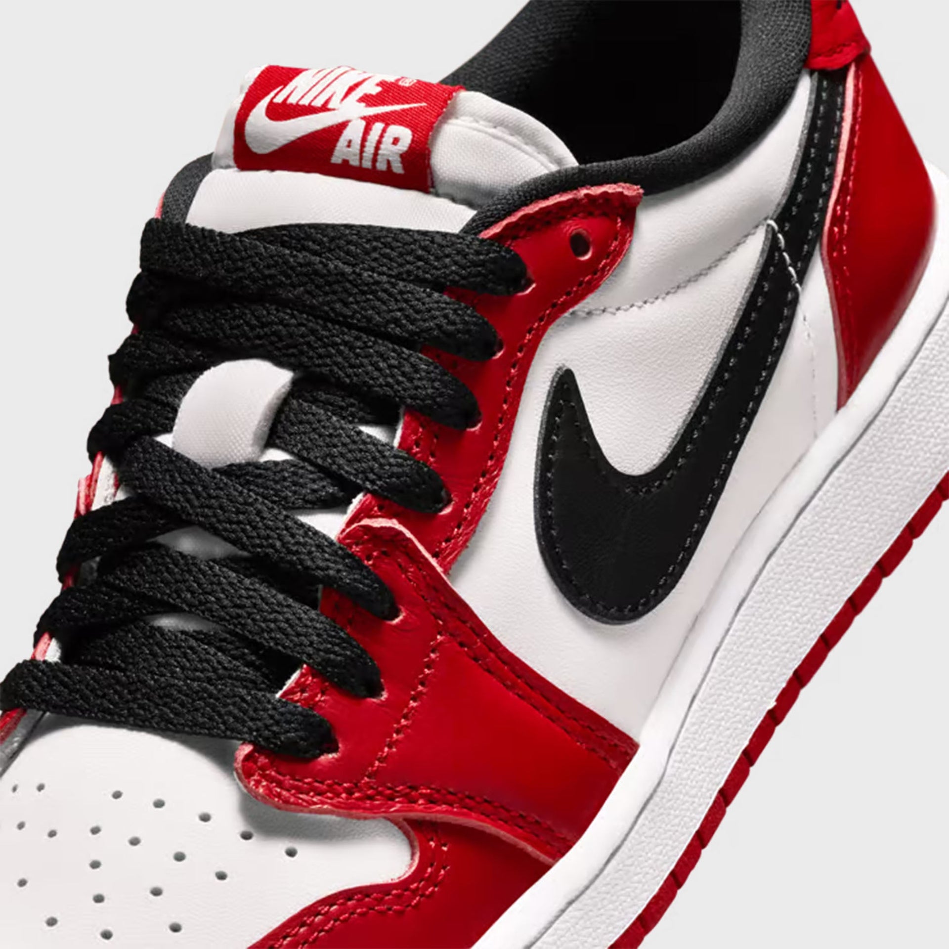 Jordan GS Air Jordan 1 Retro Low OG - Varsity Red / Black / Summit White