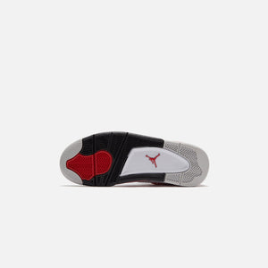 Nike Air Jordan 4 Retro - White / Fire Red / Black / Neutral Grey