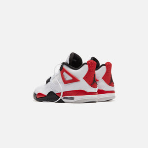 Nike Air Jordan 4 Retro - White / Fire Red / Black / Neutral Grey