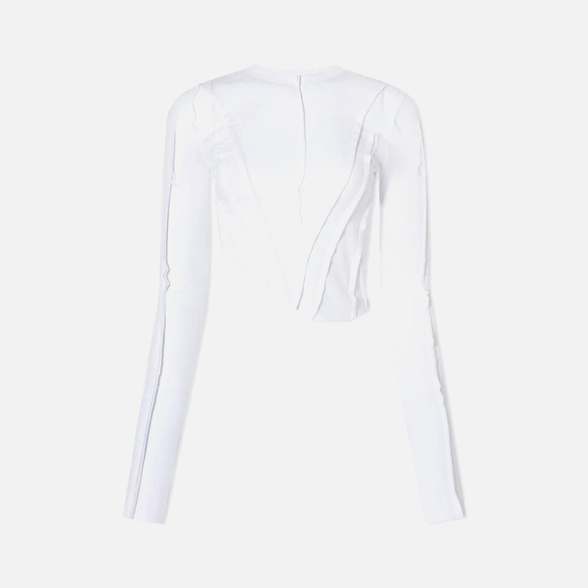Lululemon Asymmetrical Ribbed Cotton Long-Sleeve Shirt - White