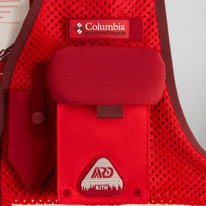 Kith for Columbia Utility Vest - Bright Red