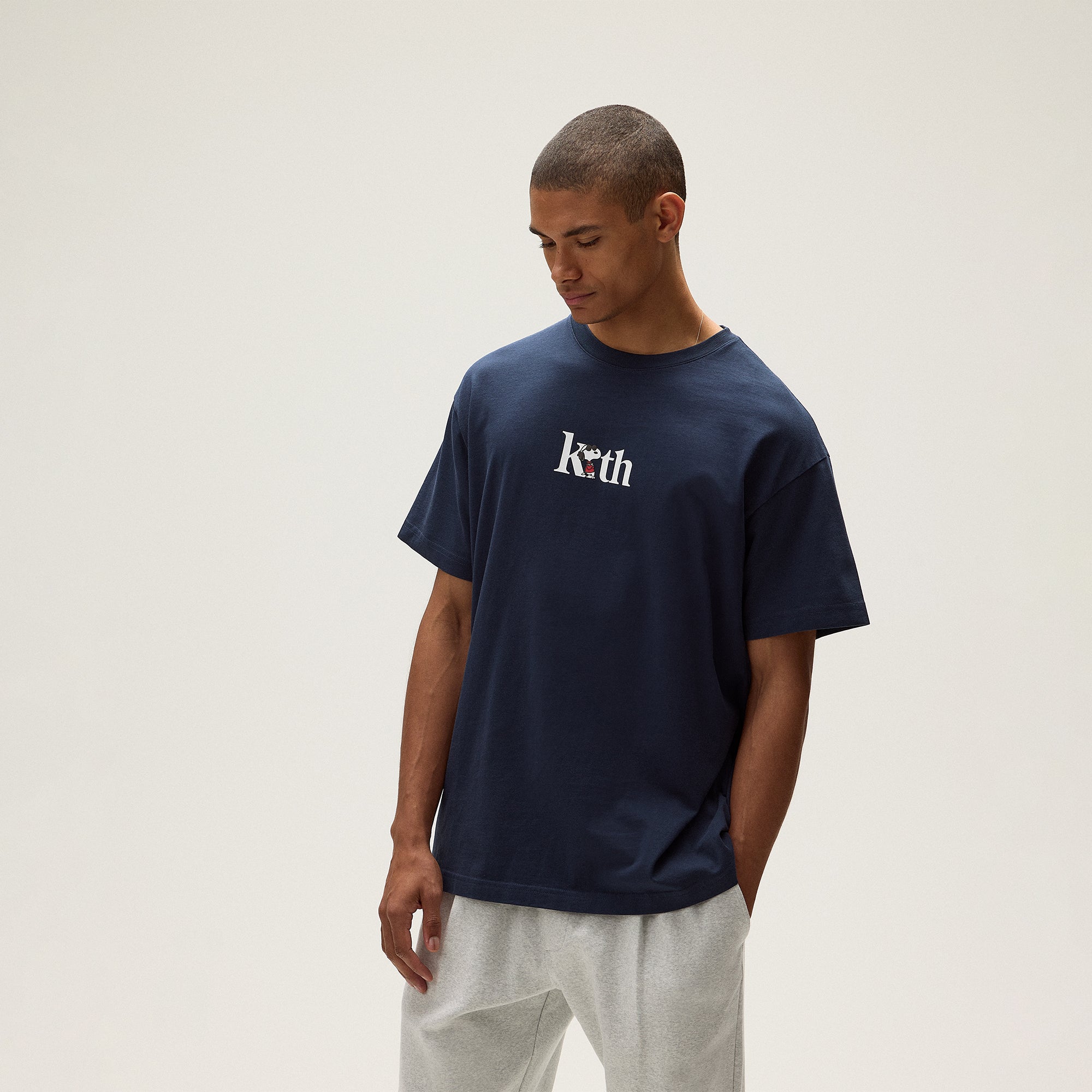 Kith for Peanuts Joe Cool Serif Tee - Nocturnal – Kith Canada