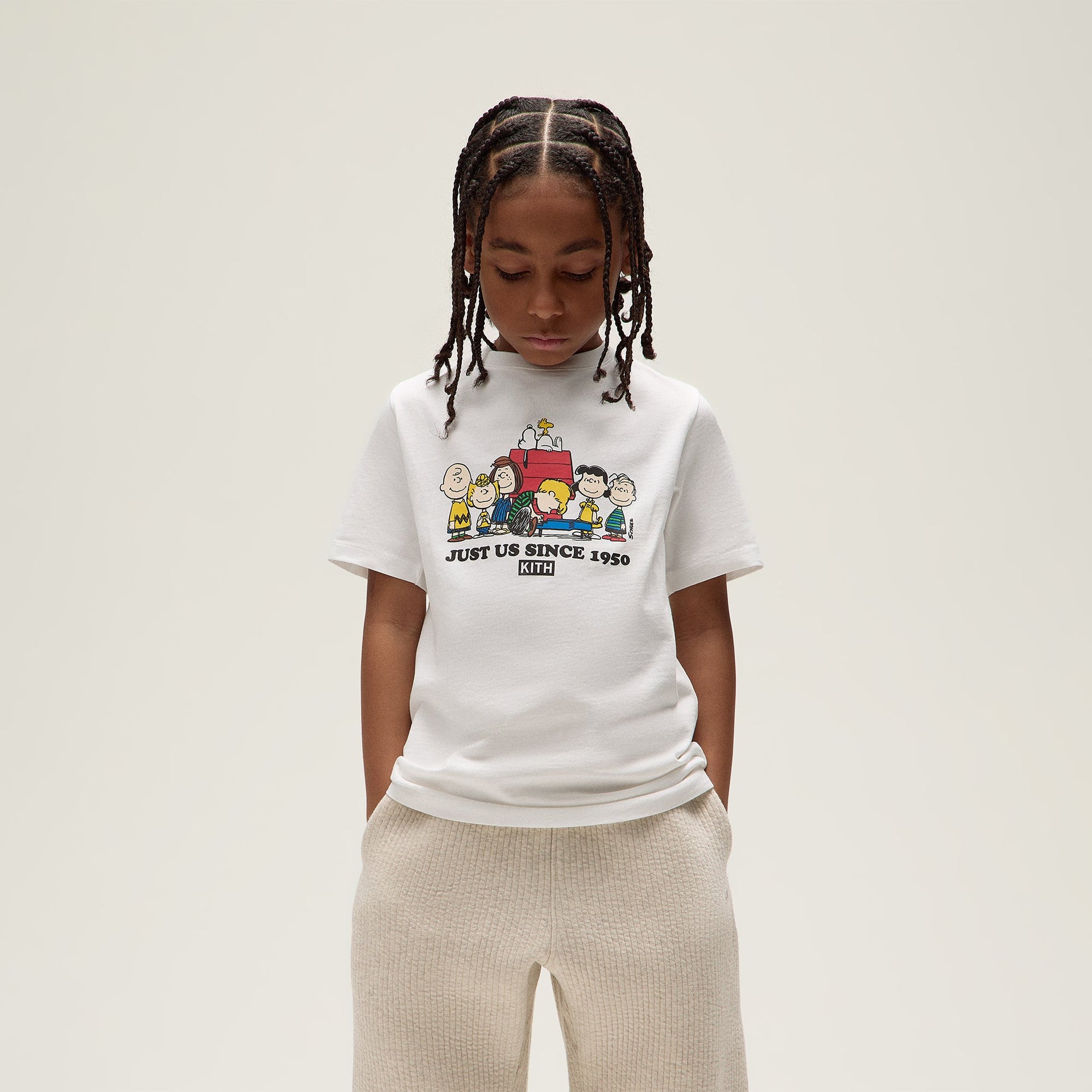 Kith Kids for Peanuts Just Us Since 1950 Tee - White