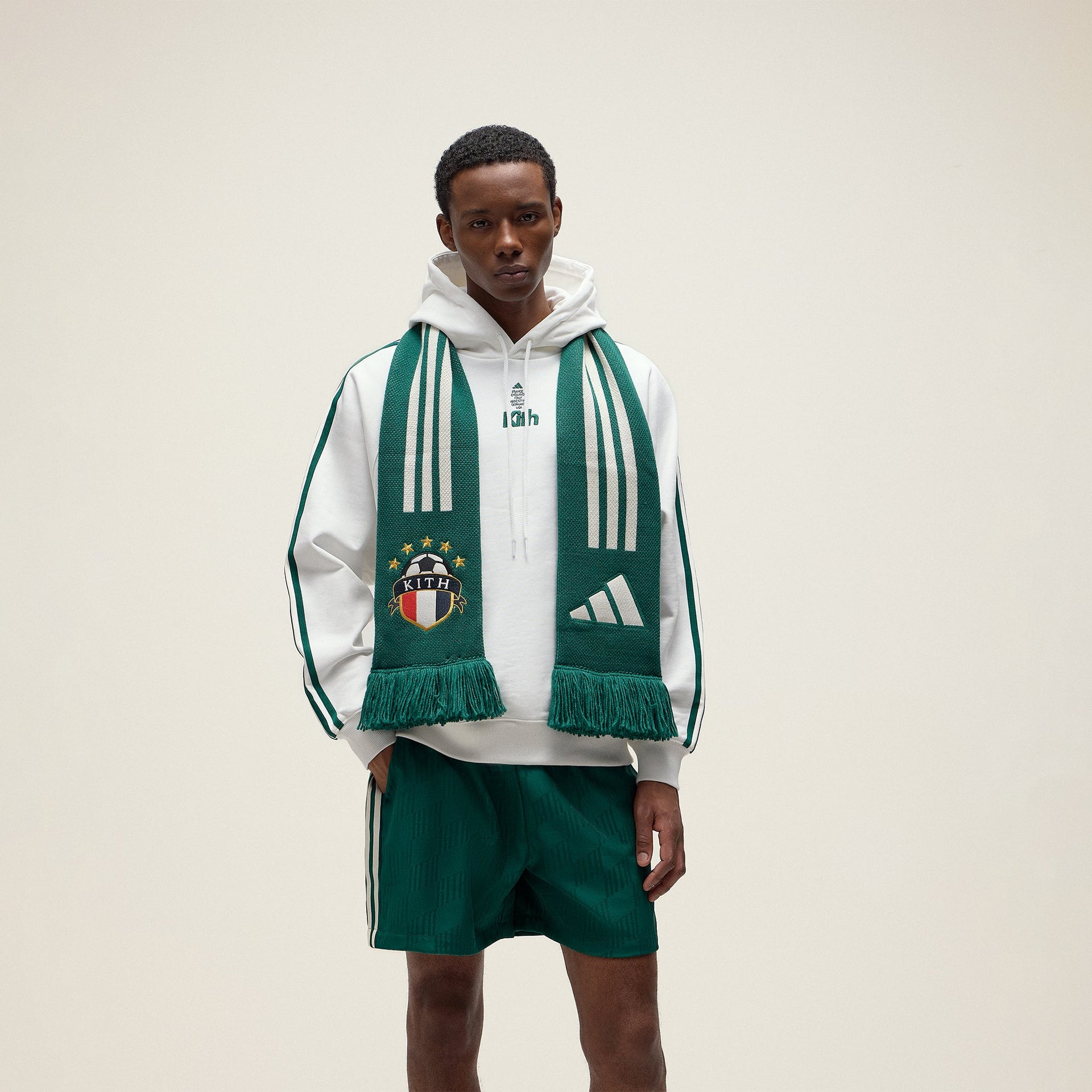 Kith for adidas Football Scarf in Green