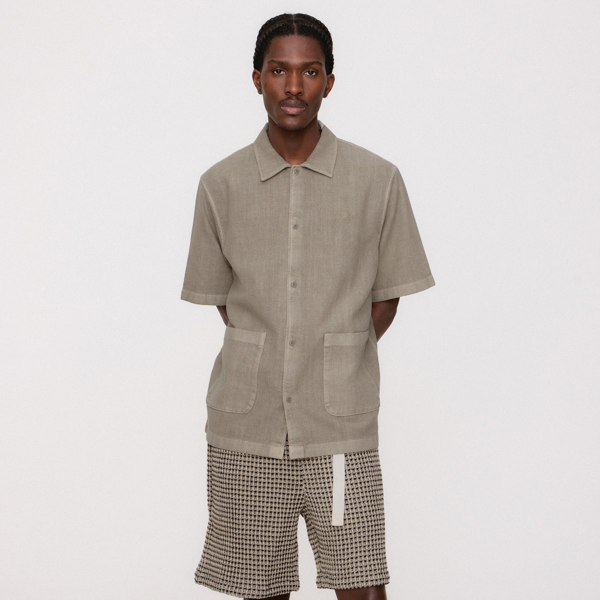Kith Geometric Diamond Mason Short - Black