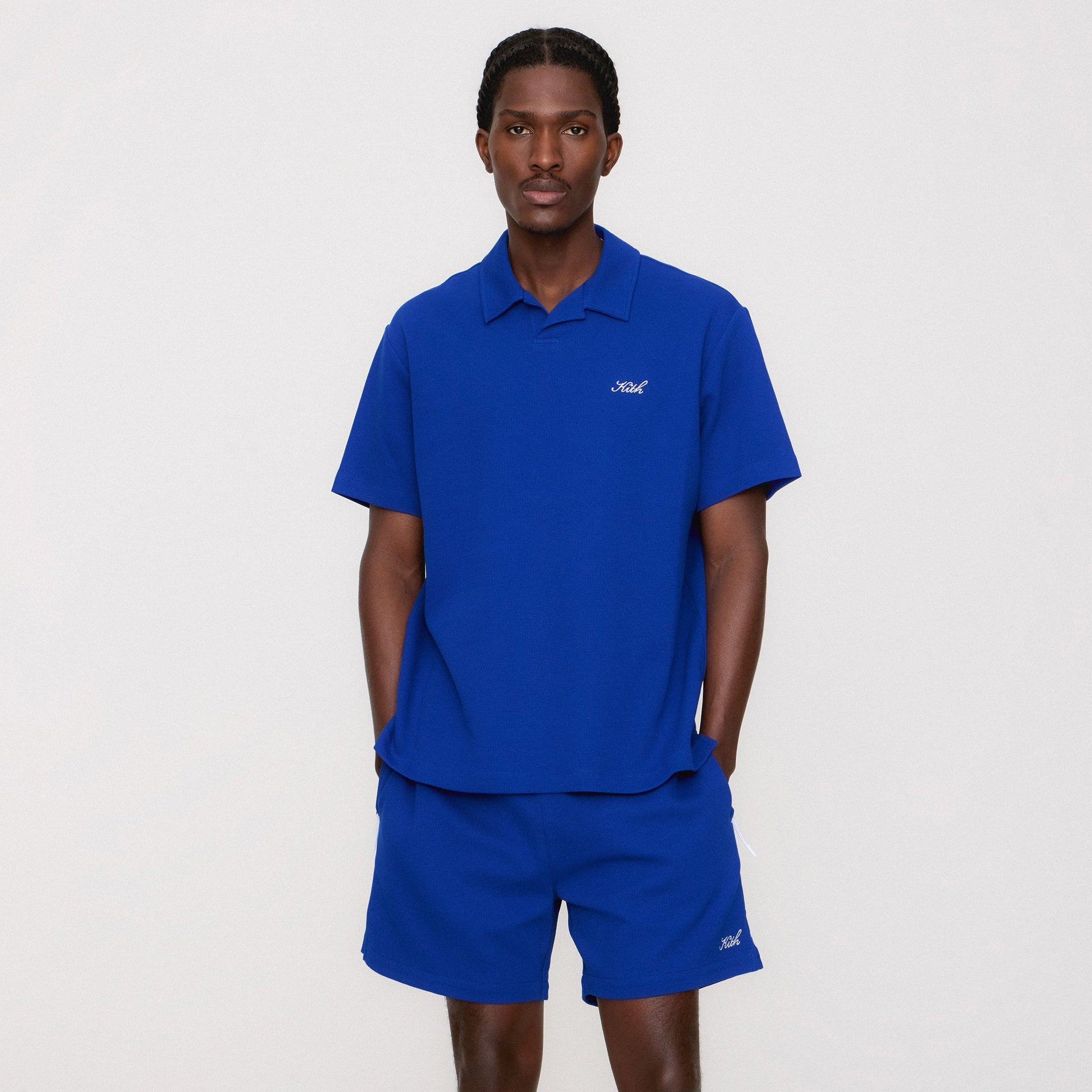 Kith Micro Waffle Graham Short - Cyclone