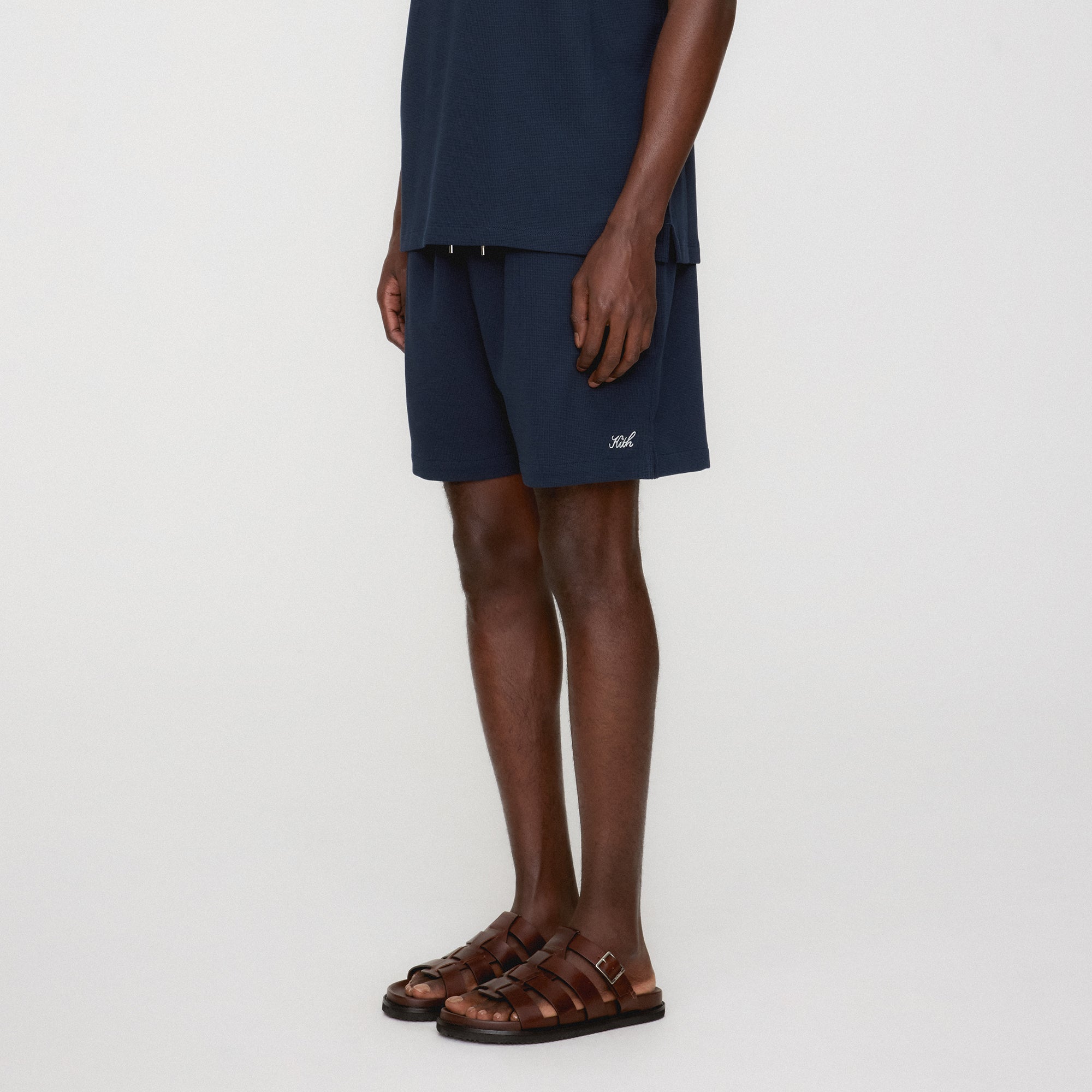 Kith Micro Waffle Graham Short - Nocturnal – Kith Canada