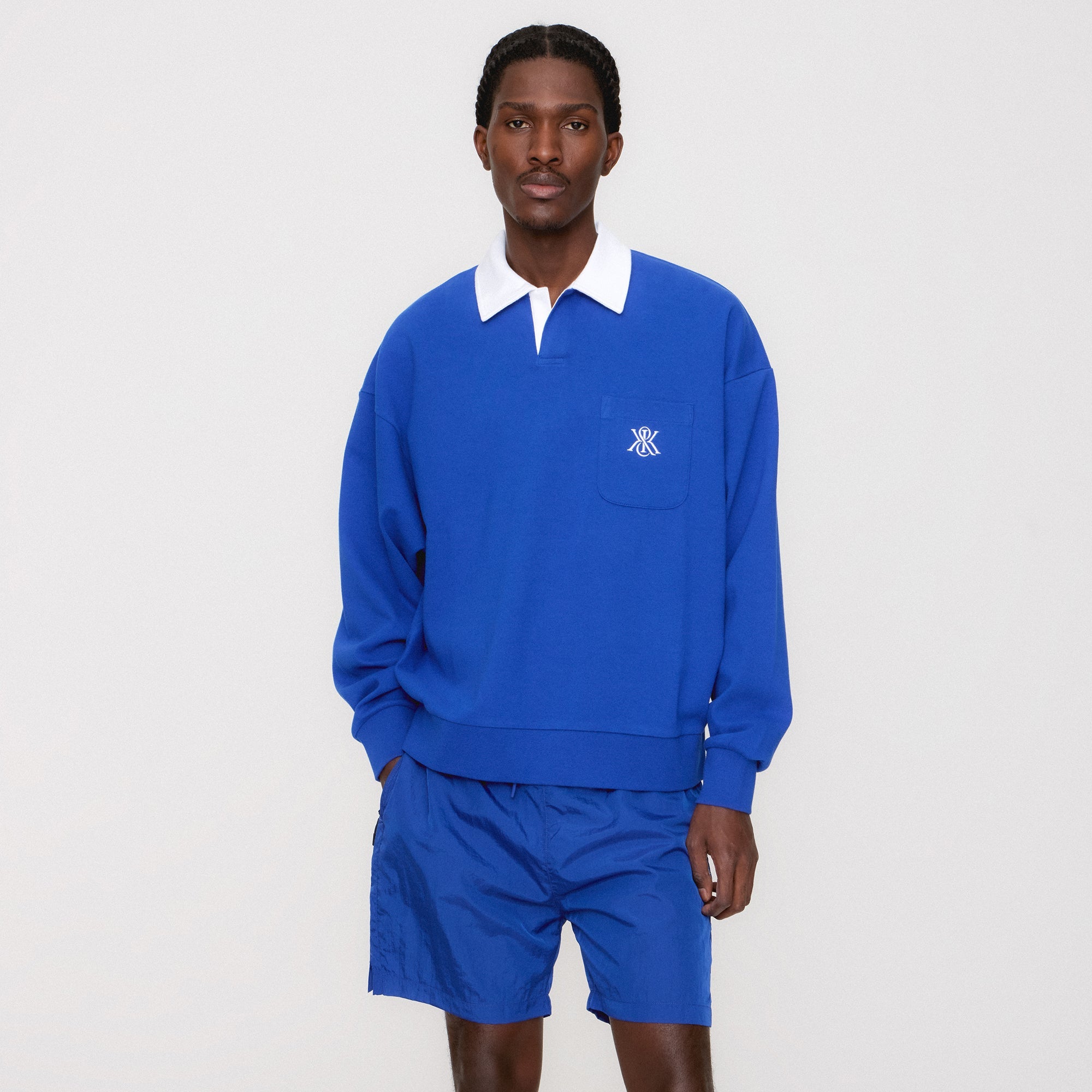 kith micro waffle drew polo XL 新品未使用 Kith Micro Waffle Drew Polo - Black – Kith Canada