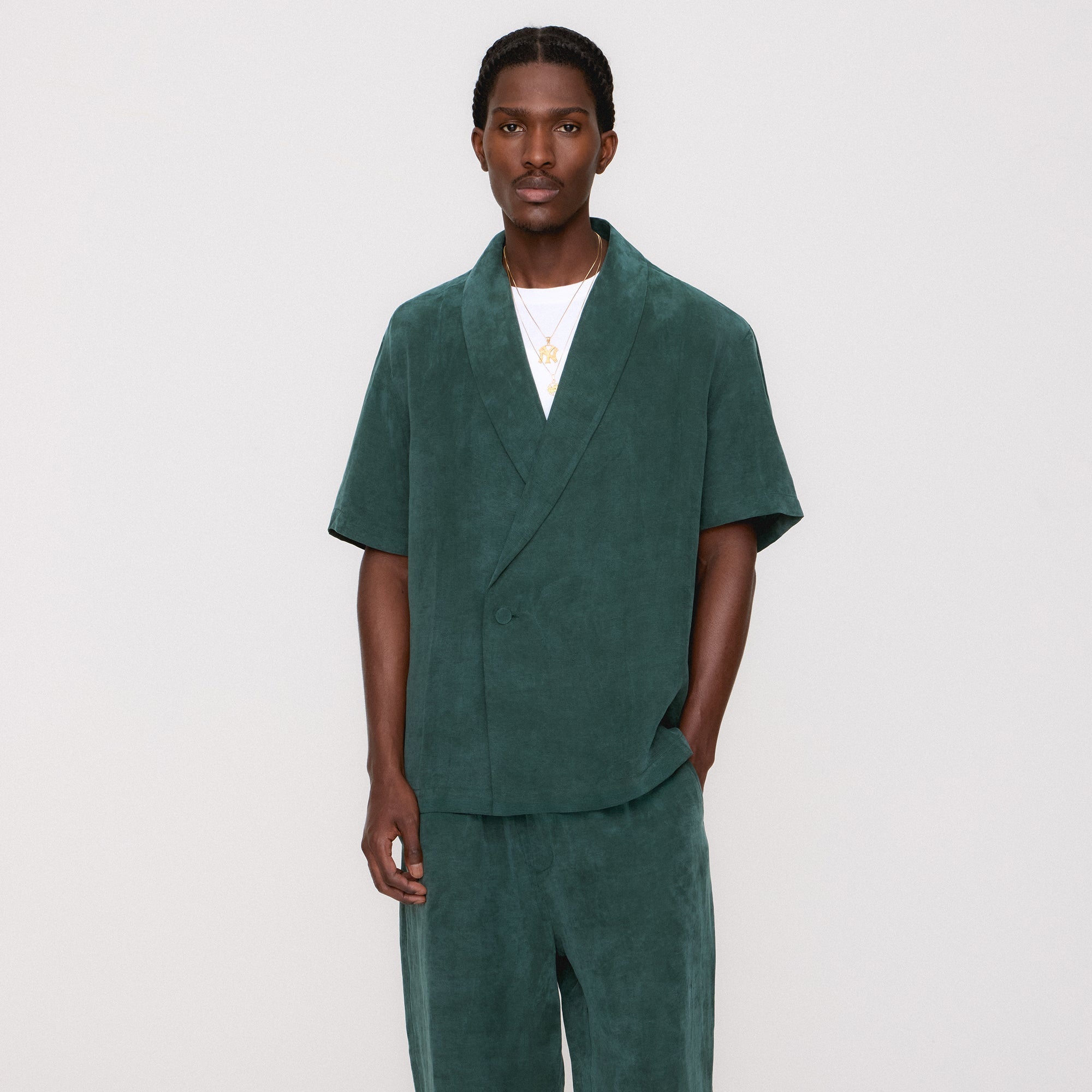 Kith Pegasus Crest Nelson Collared Pullover - Stadium – Kith