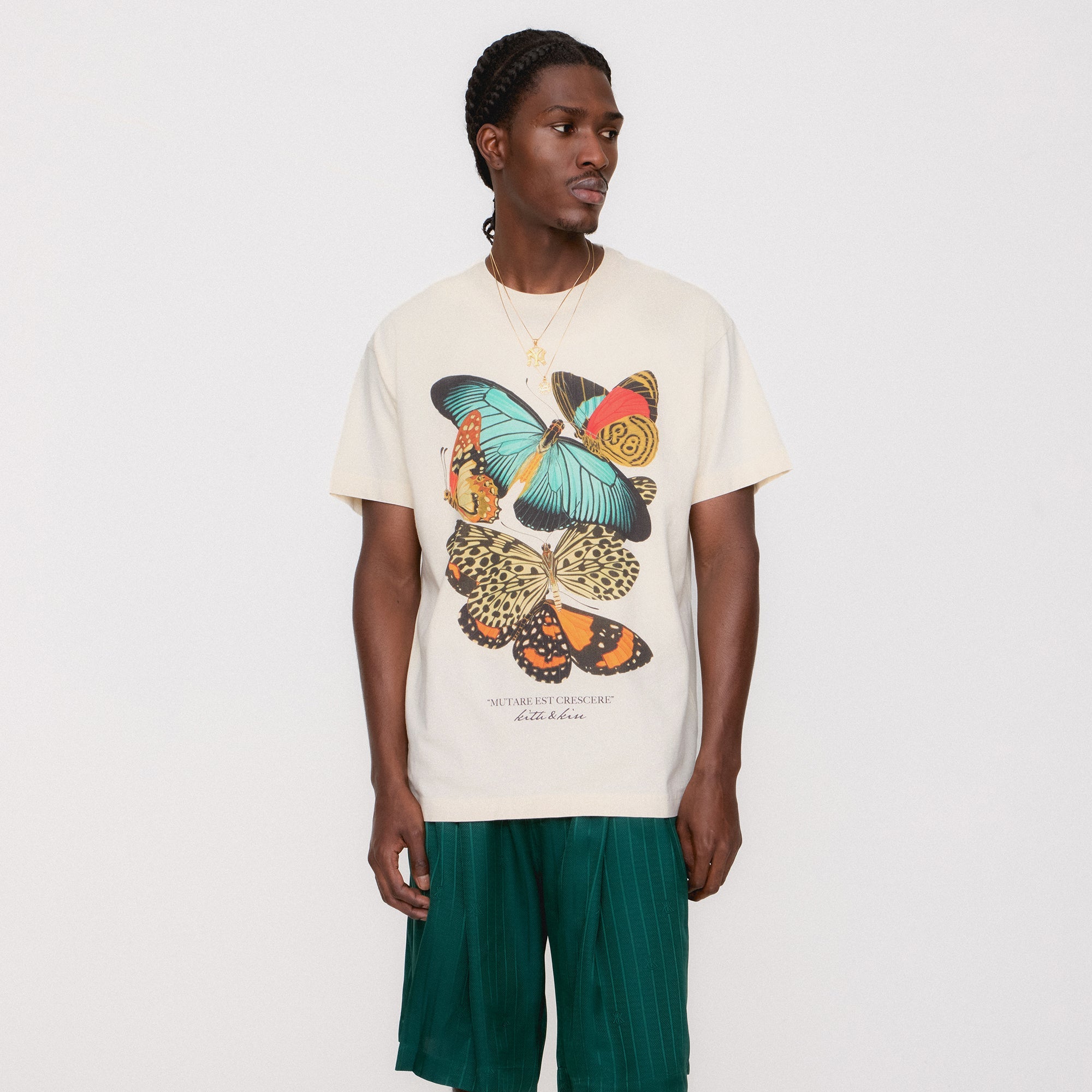 Kith Blossom Logo Tee - Sandrift – Kith Canada