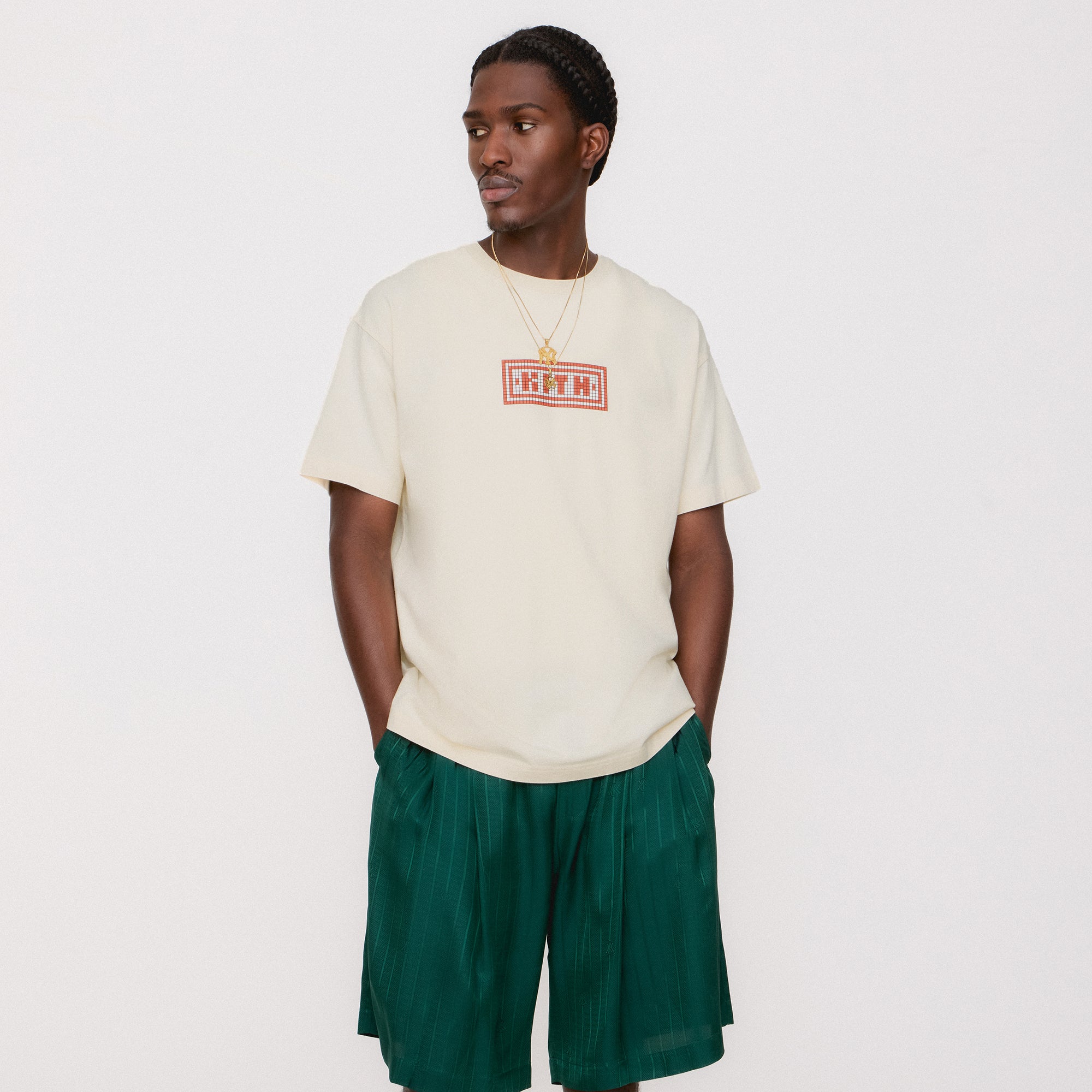 Kith Blossom Logo Tee - Sandrift – Kith Canada