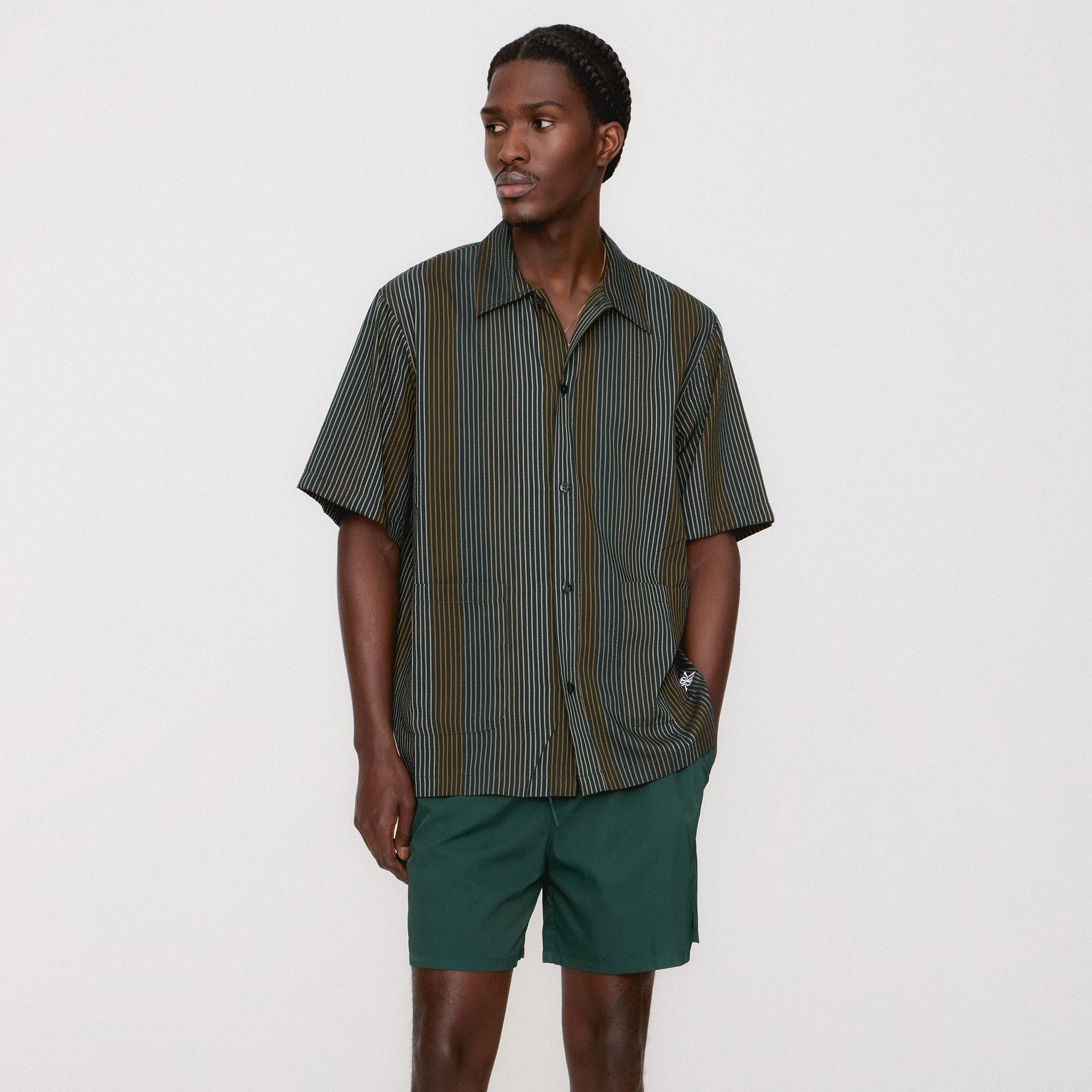 Kith Water Activated Monogram Collins Swim Short - Stadium