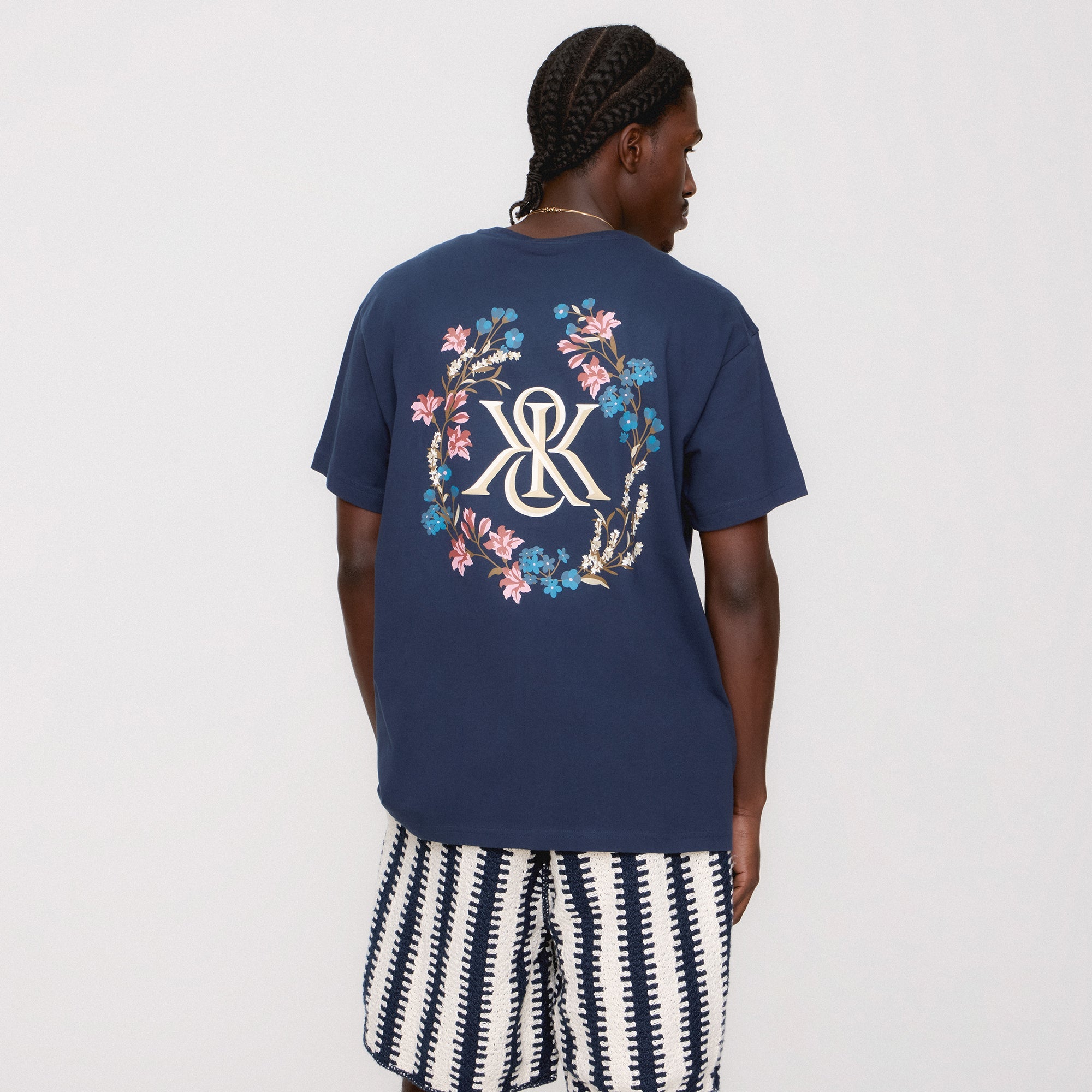 KITH 22SS Flower Of Honor Tee ポケットTシャツ KITH キス Tシャツ 花柄 FLOWER OF HONOR Sサイズ 青 - メルカリ
