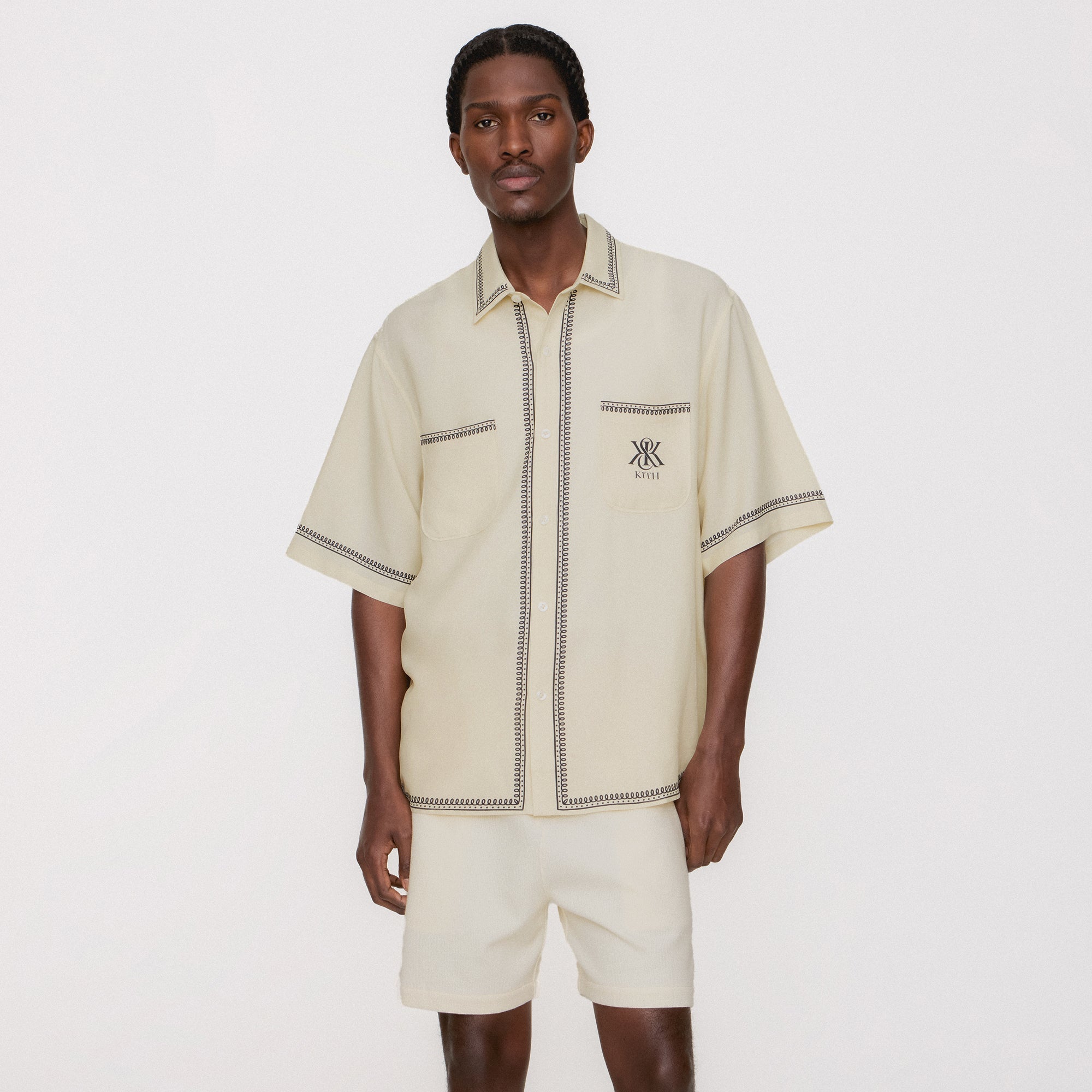 Kith Blossom Logo Tee - Sandrift – Kith Canada