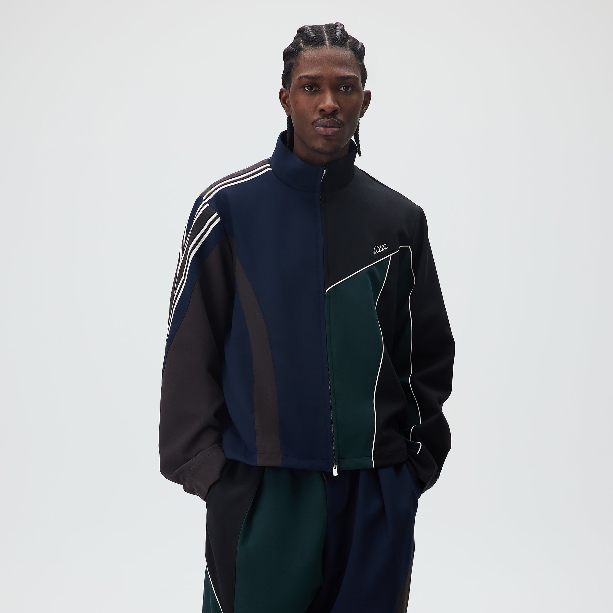 Kith Combo Madison Track Jacket - Nocturnal – Kith Canada
