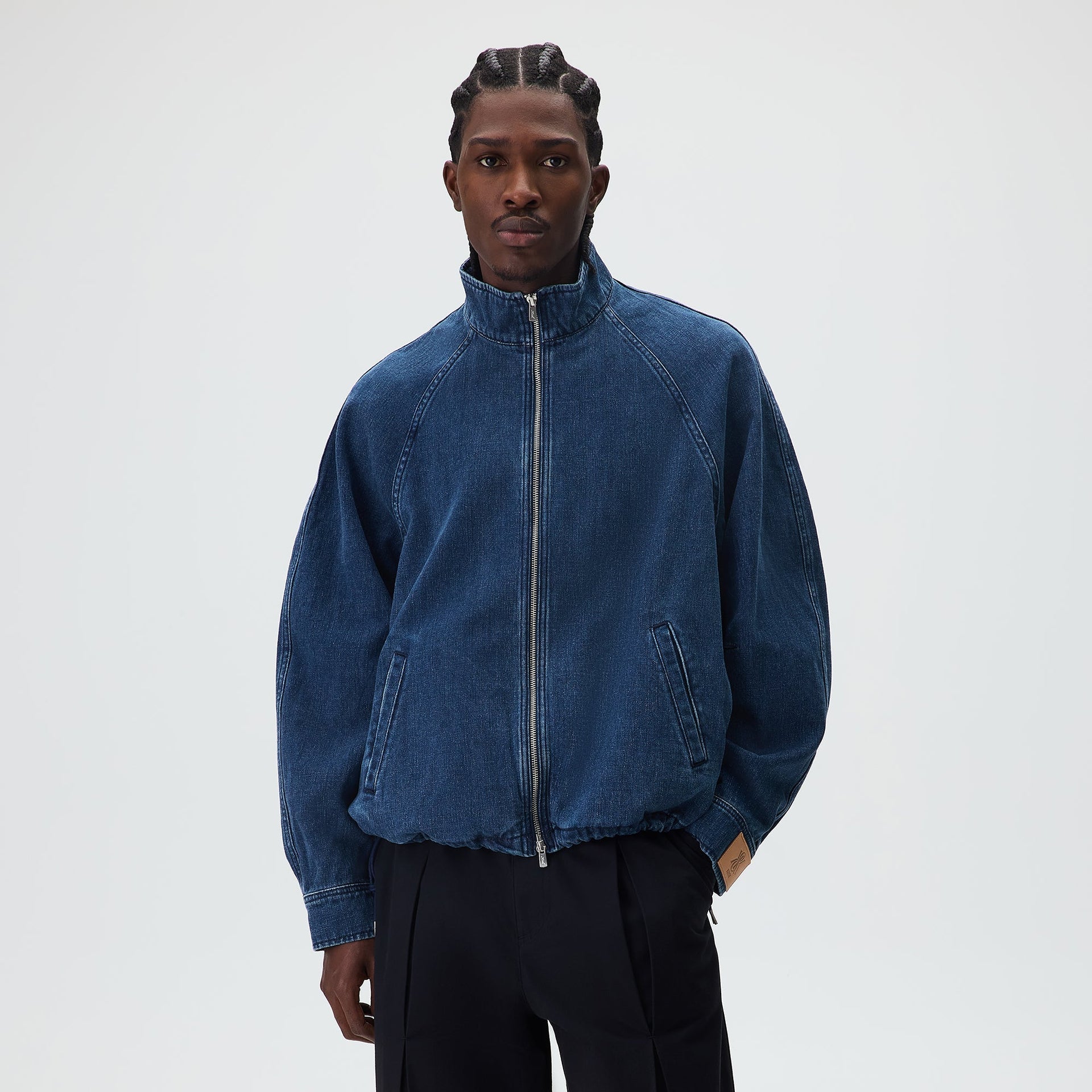 Kith Denim Efron Track Jacket - Dark Indigo