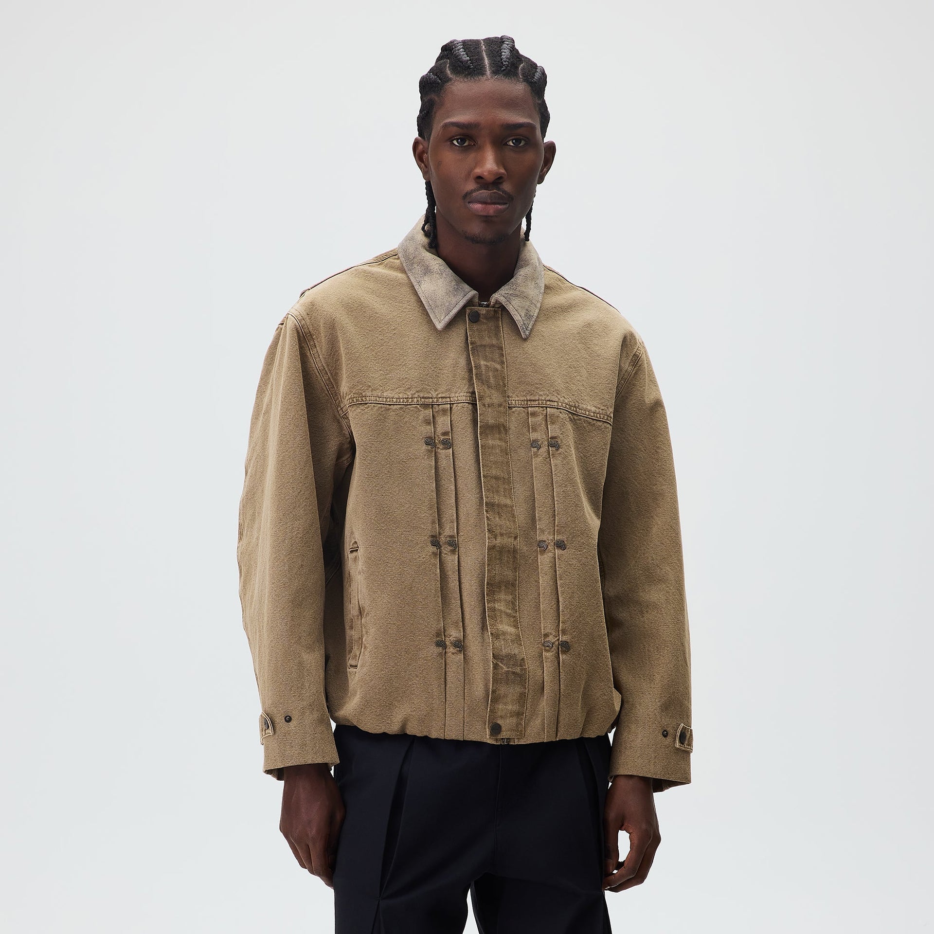 Kith Washed Canvas Ariel Blouson Jacket - Sandalwood