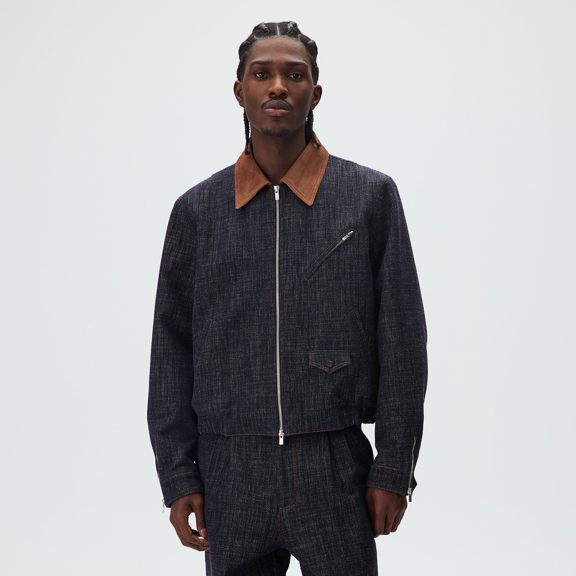 Kith Jacquard Crest Denim Apollo Shirt - Atom – Kith Canada