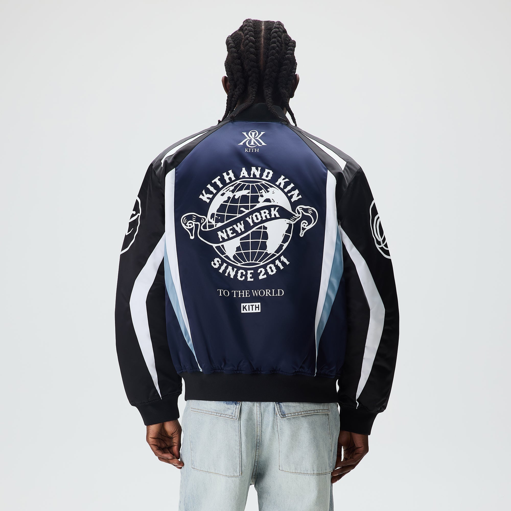 Kith Roy Racing Nylon Bomber Jacket - Nocturnal – Kith Canada