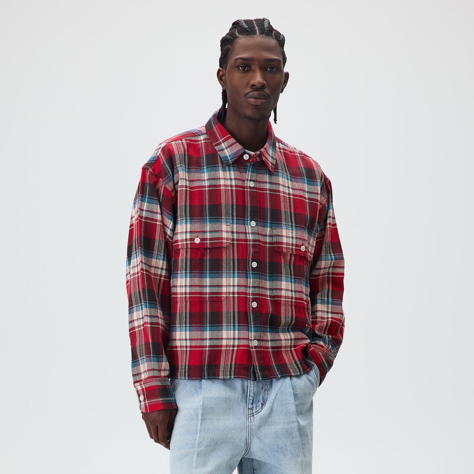 kith dress shirt Men's Designer Button-Up Shirts
