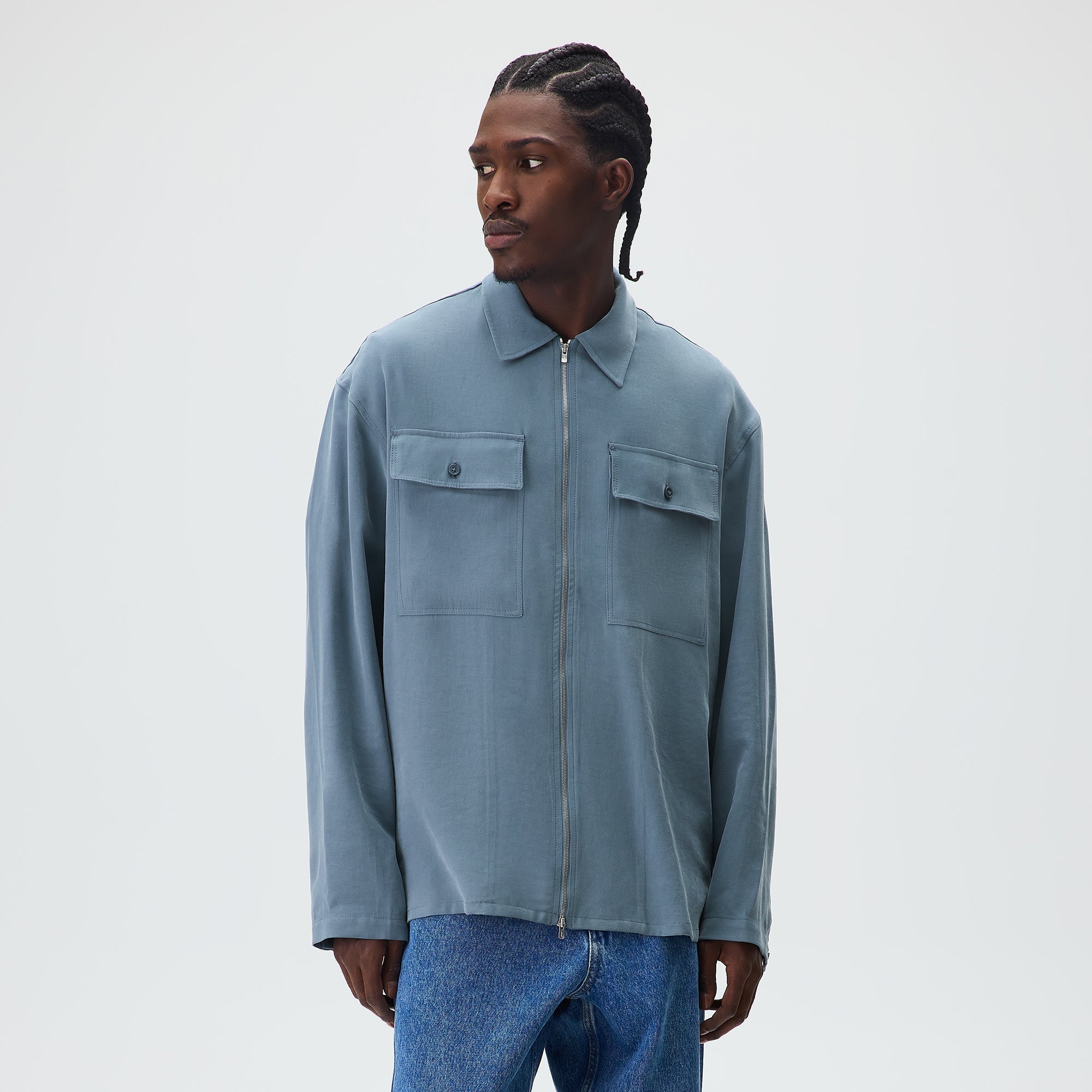 Kith Full Zip Garrett Shirt - Innate – Kith Canada