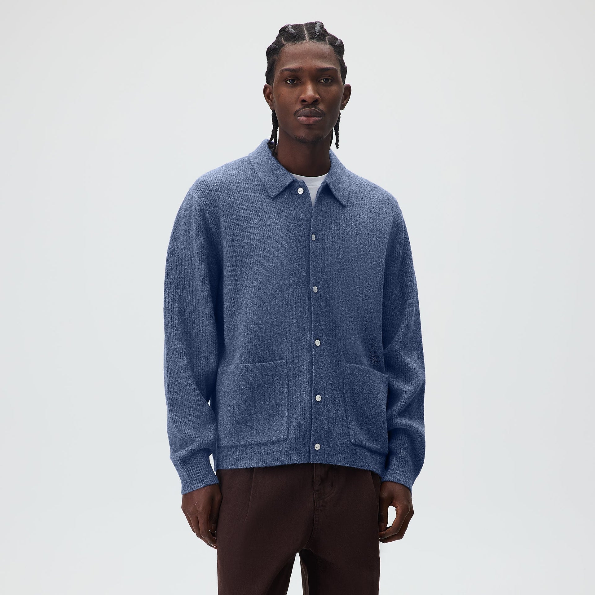 Kith Boucle Knit Hastings Cardigan - Farrow