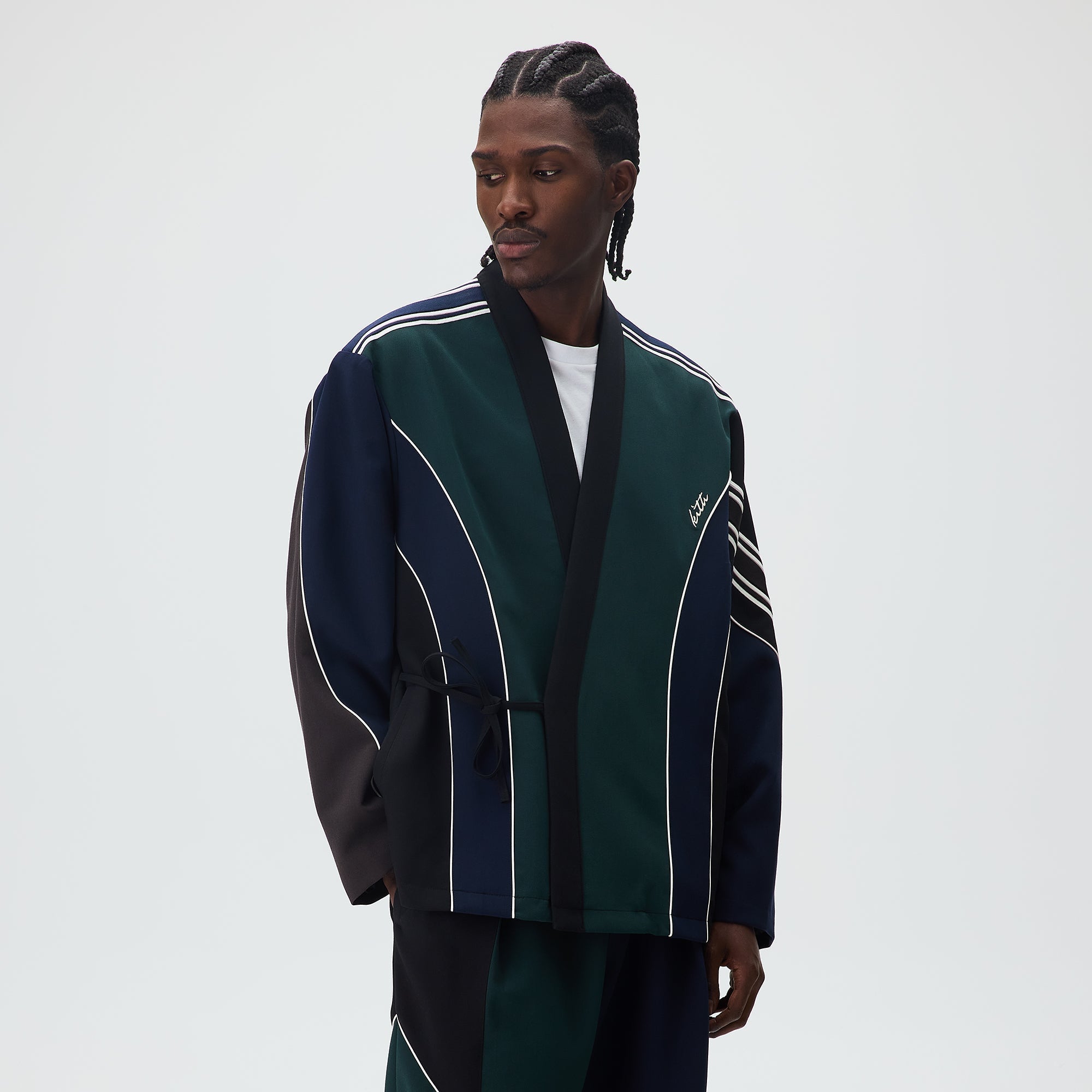 Kith Knit Moto Full Zip Jacket - Stadium – Kith Canada