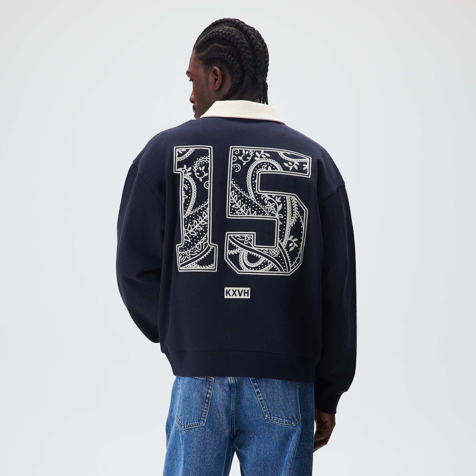 Kith Nelson Rugby Pullover - Nocturnal – Kith Canada