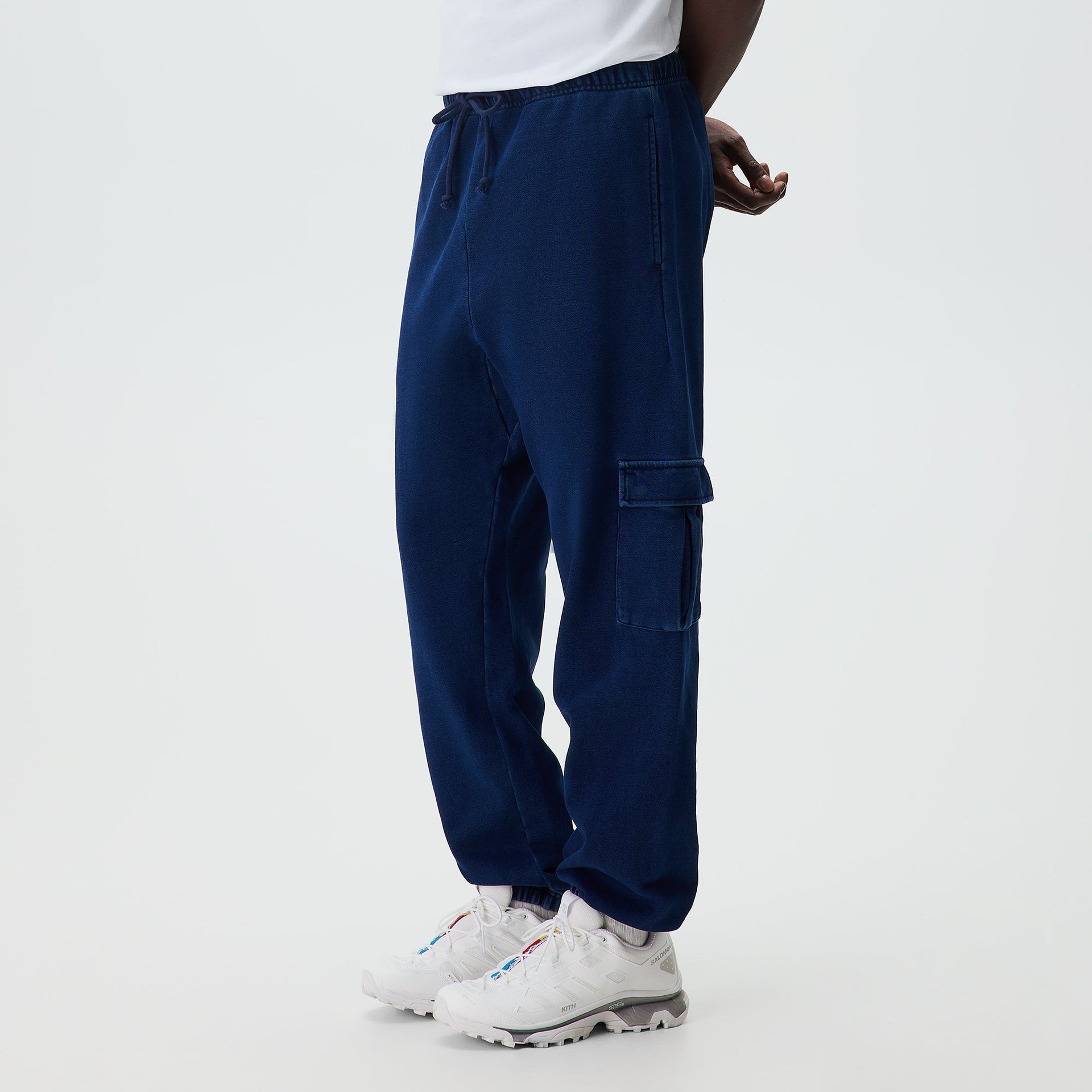 Kith Indigo Loopback Cargo Nelson Sweatpant - Dark Indigo