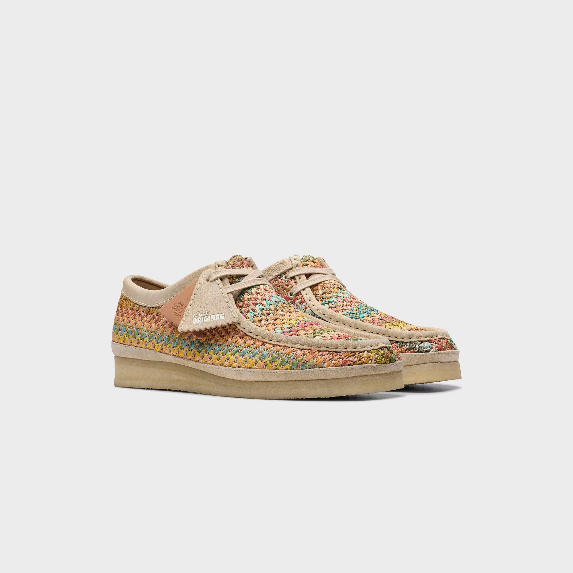 Clarks Wallabee Raffia - Multicolour – Kith Canada