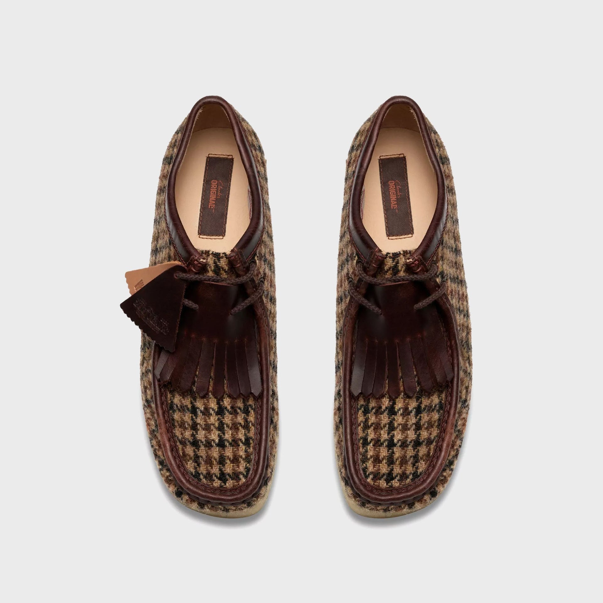 Clarks Wallabee - Brown Tweed Combination