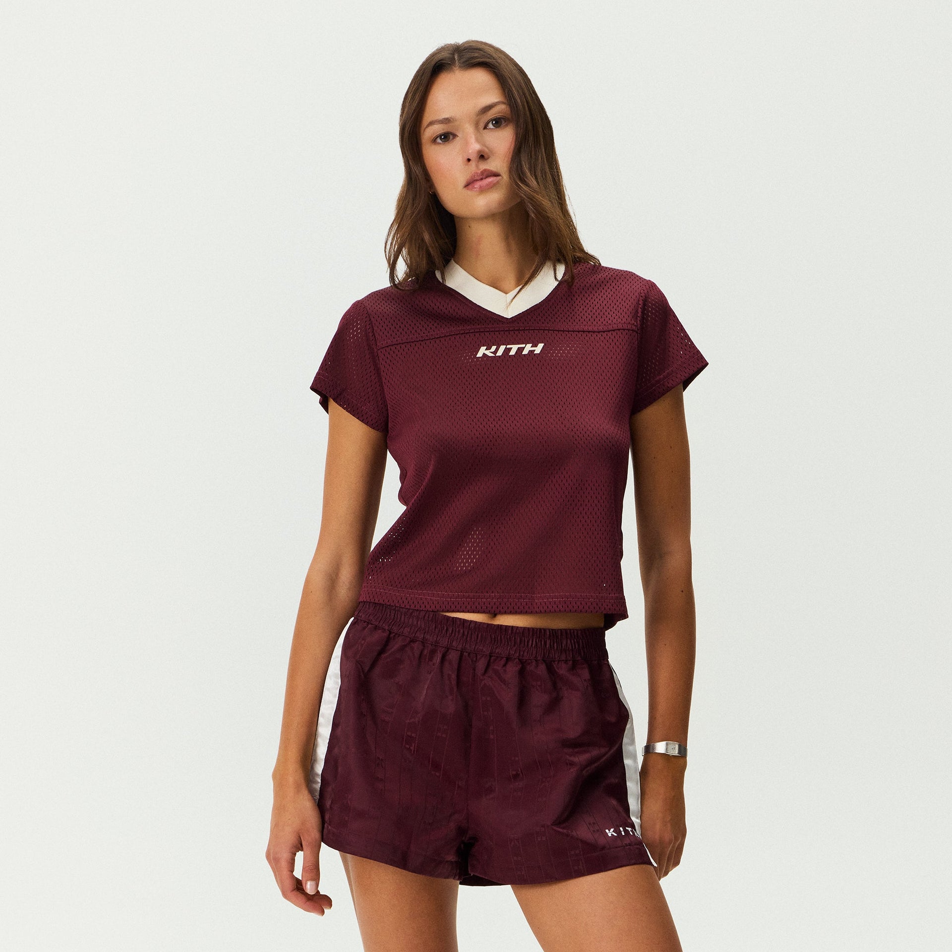 Kith Women Nicci Mesh Jersey - Magma